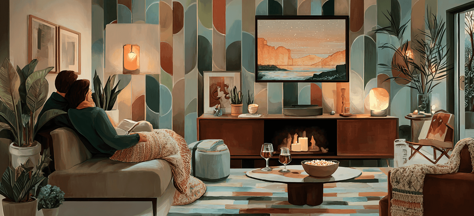 Foreign Film Night at Home