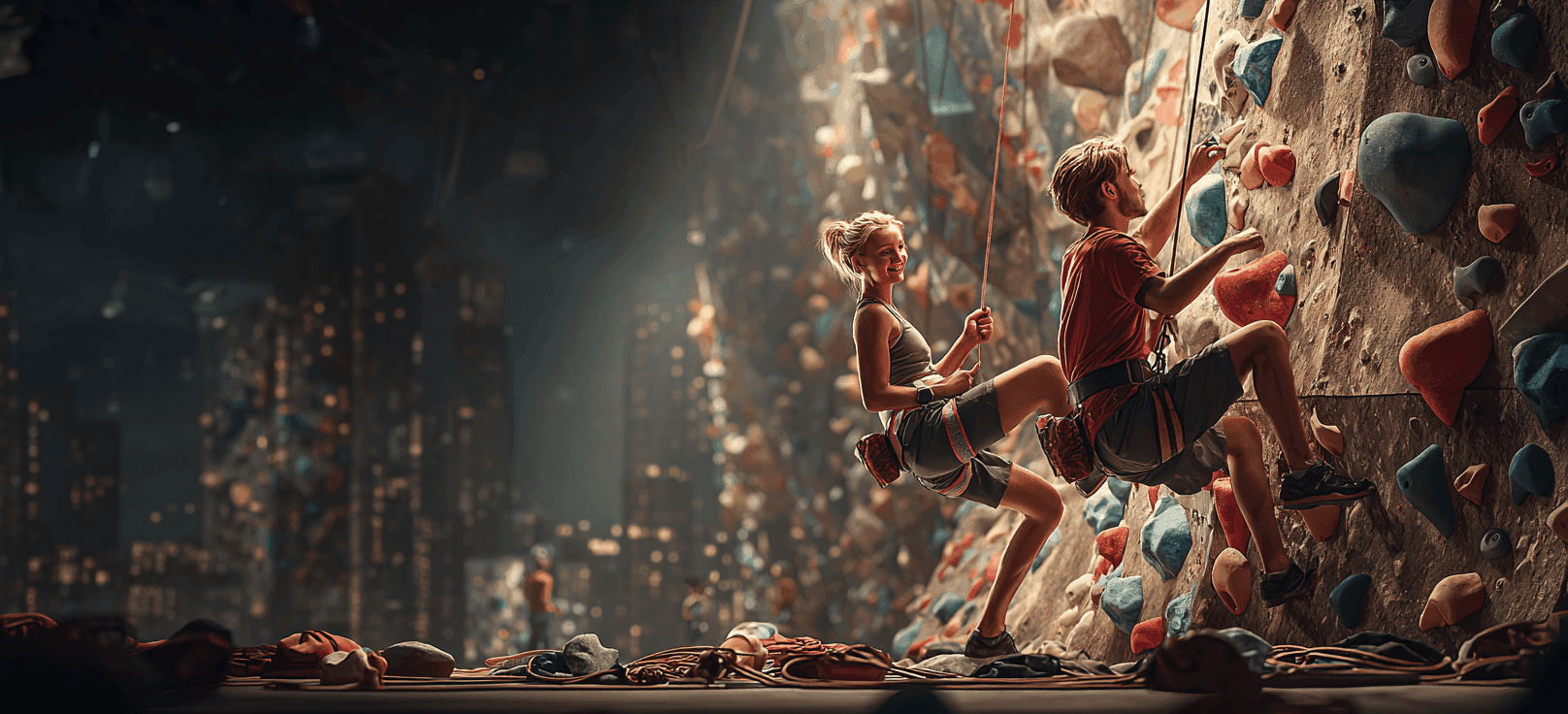 Try Indoor Rock Climbing