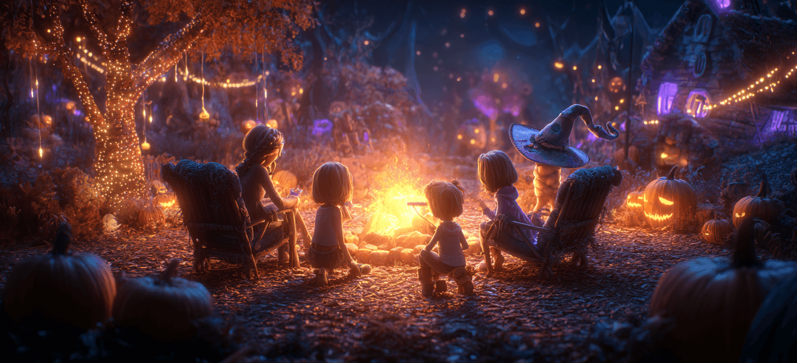 Spooky Storytelling Around the Firepit