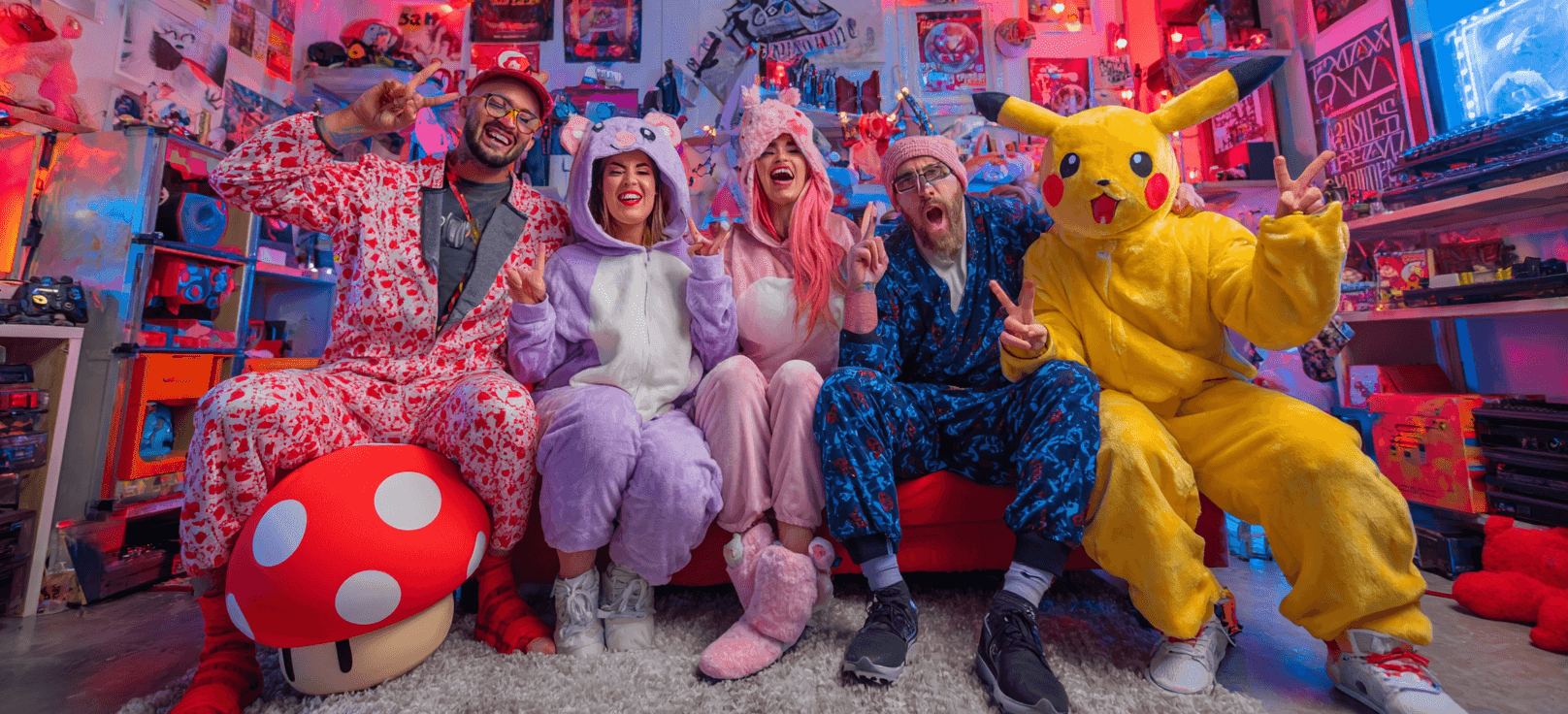 Cosplay Game Characters Together