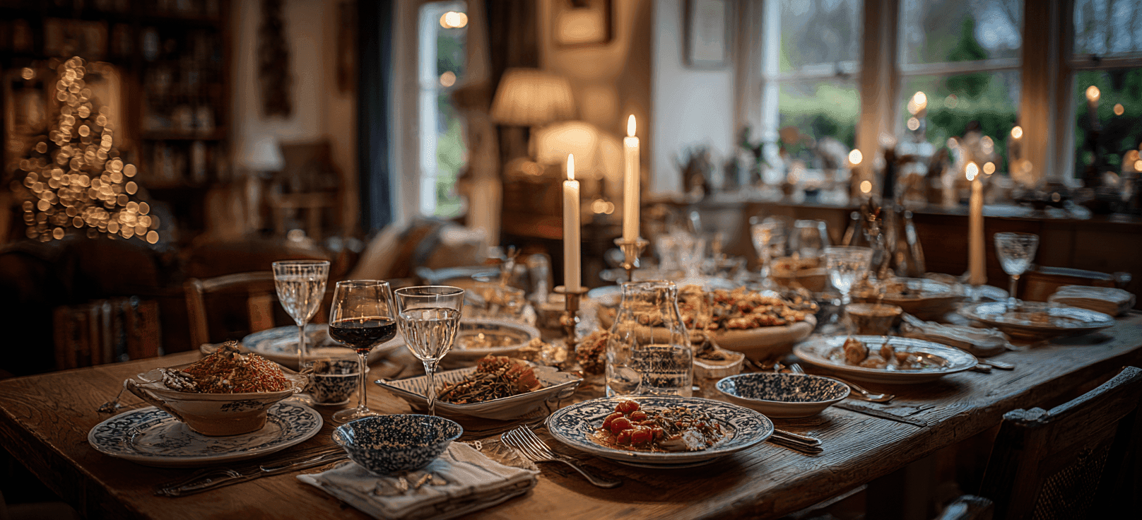 Home-Cooked Festive Dinner