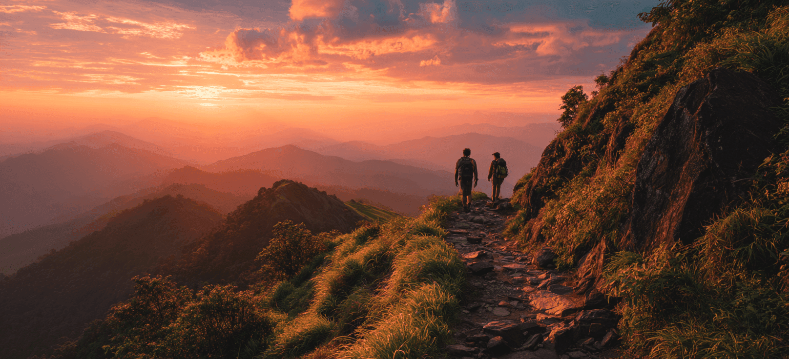 Sunrise Mountain Hike Together