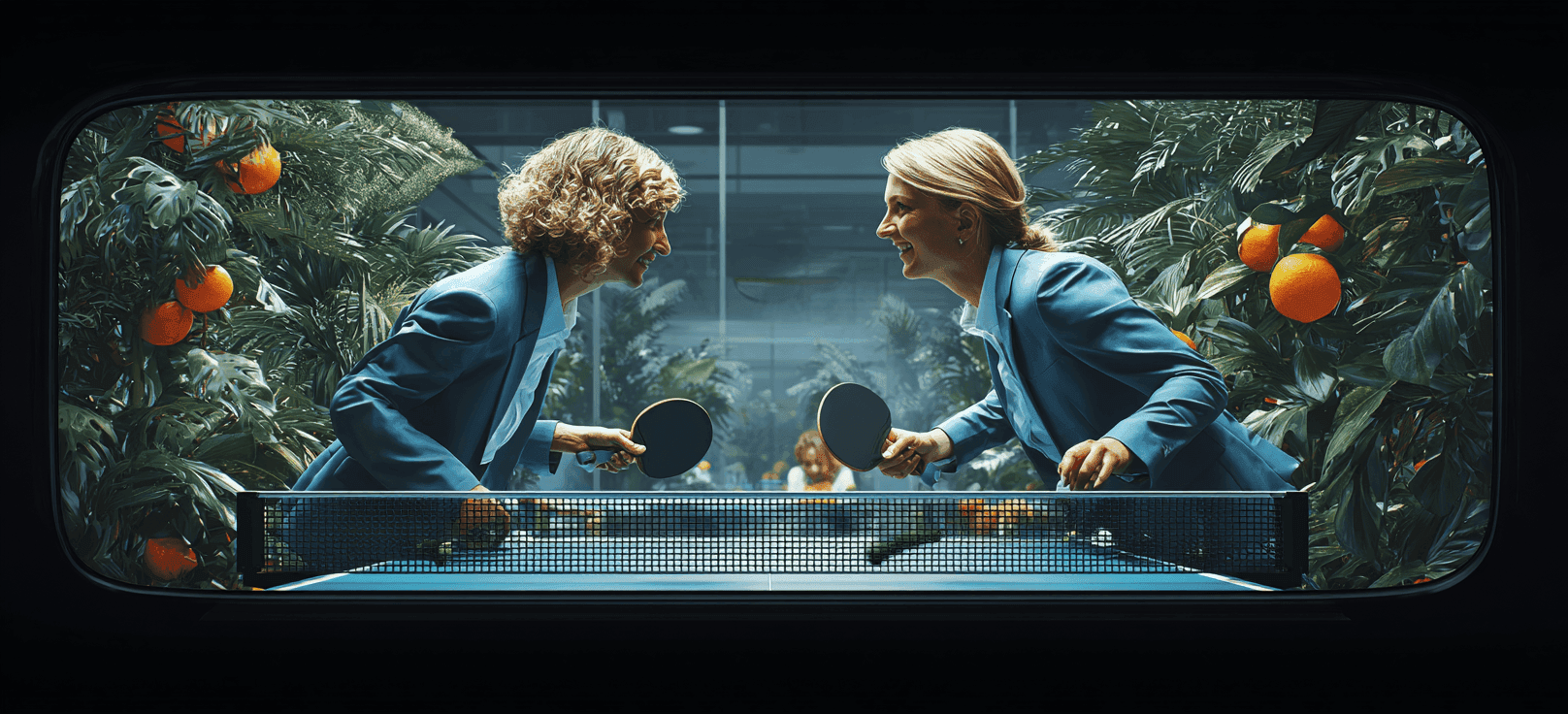 Ping Pong Power Lunch