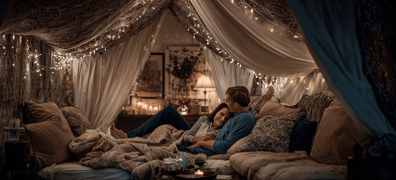 Cozy Blanket Fort Evening