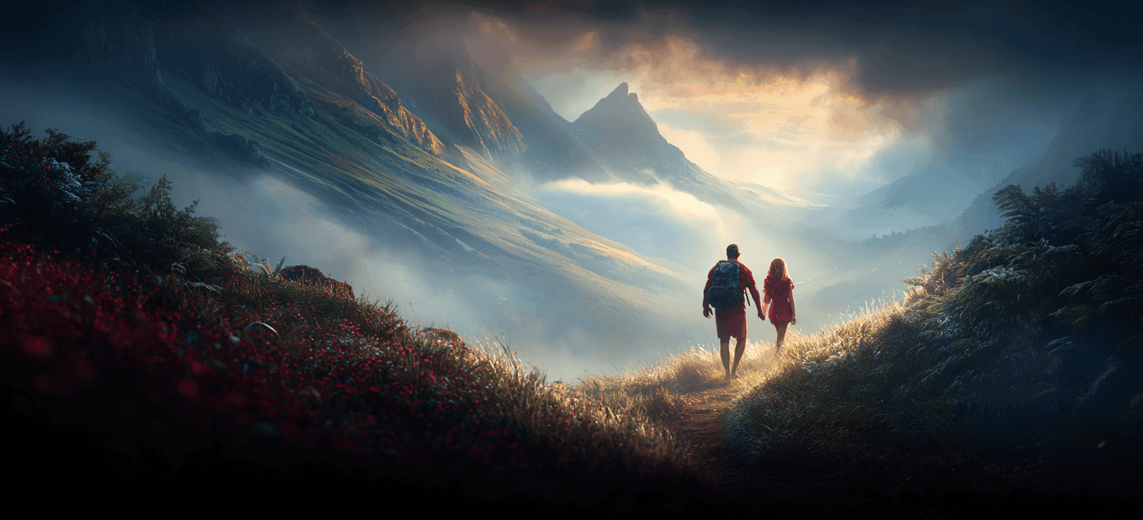 Sunrise Hike Together