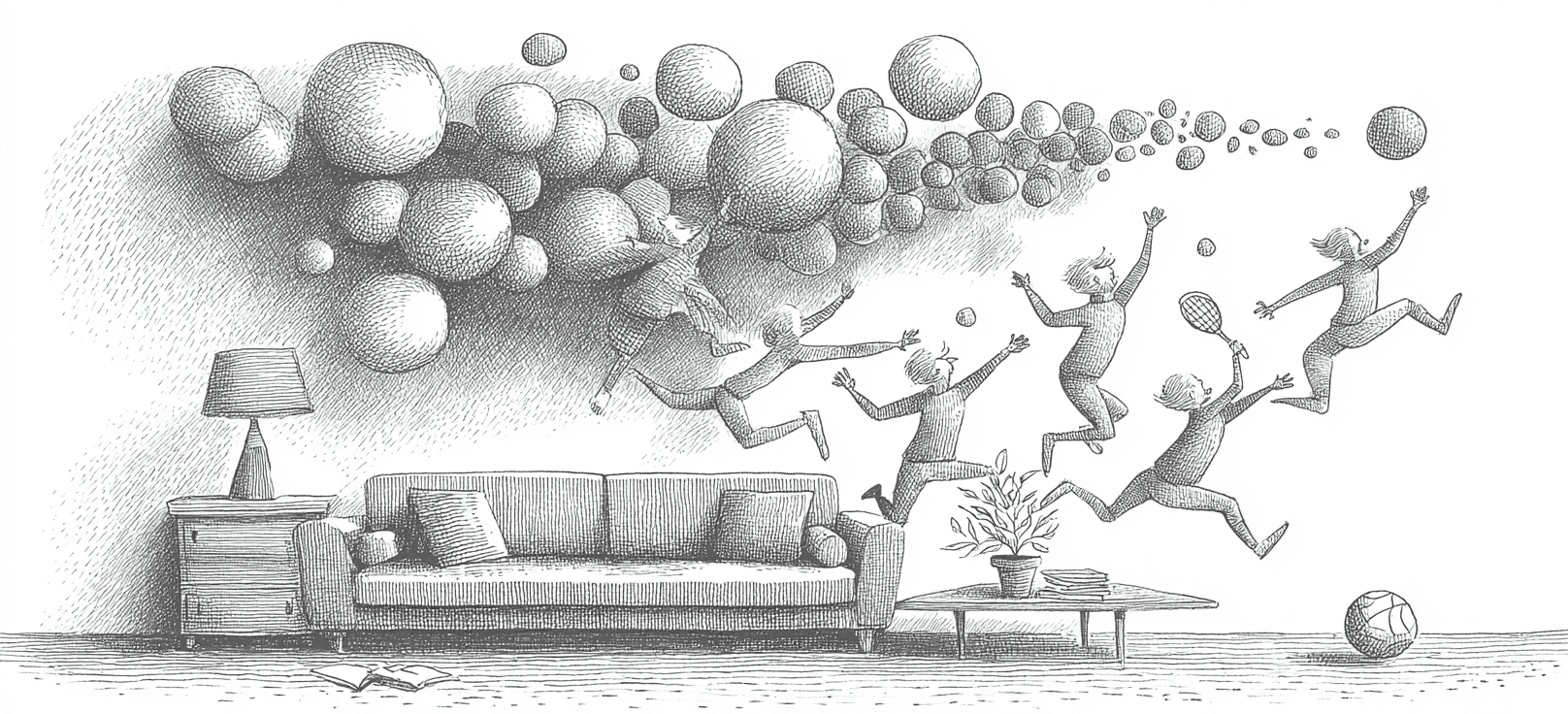 Balloon Volleyball Game