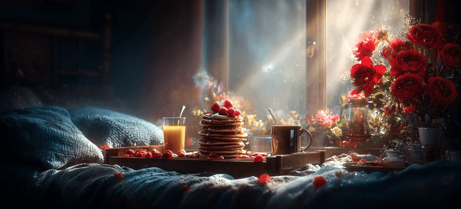 Breakfast in Bed Surprise (Romance)