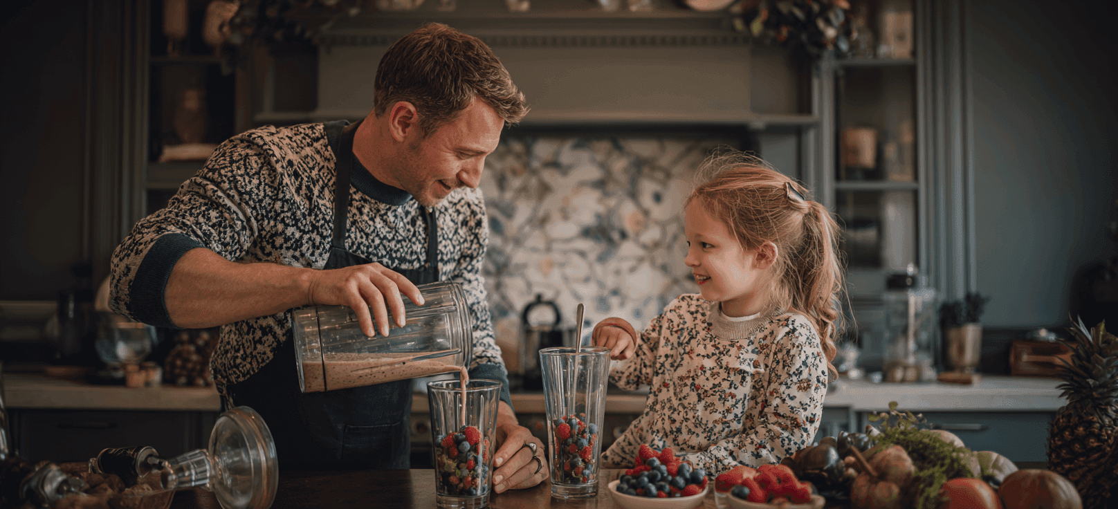 Festive Smoothie Blending