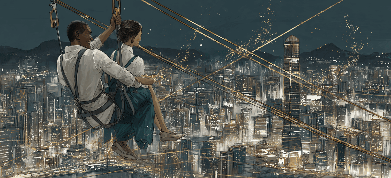 Nighttime Zipline Experience