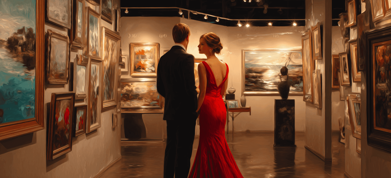 Private Art Gallery Date Night