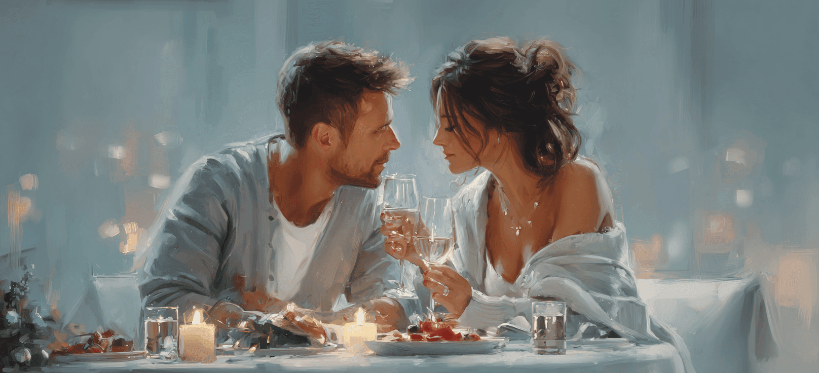 Candlelit Home Dinner