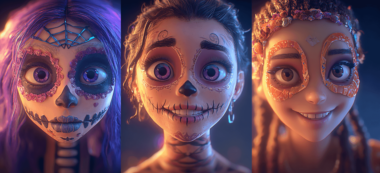 Face Painting Fun (Halloween Style)