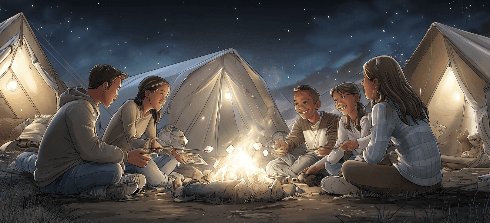 Backyard Camping Trip