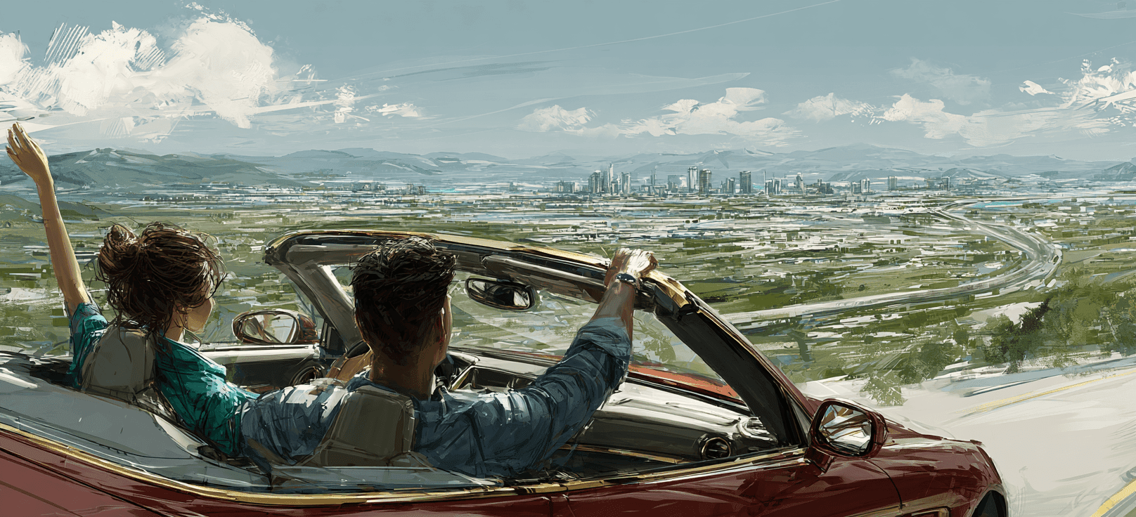 Convertible Road Trip Day