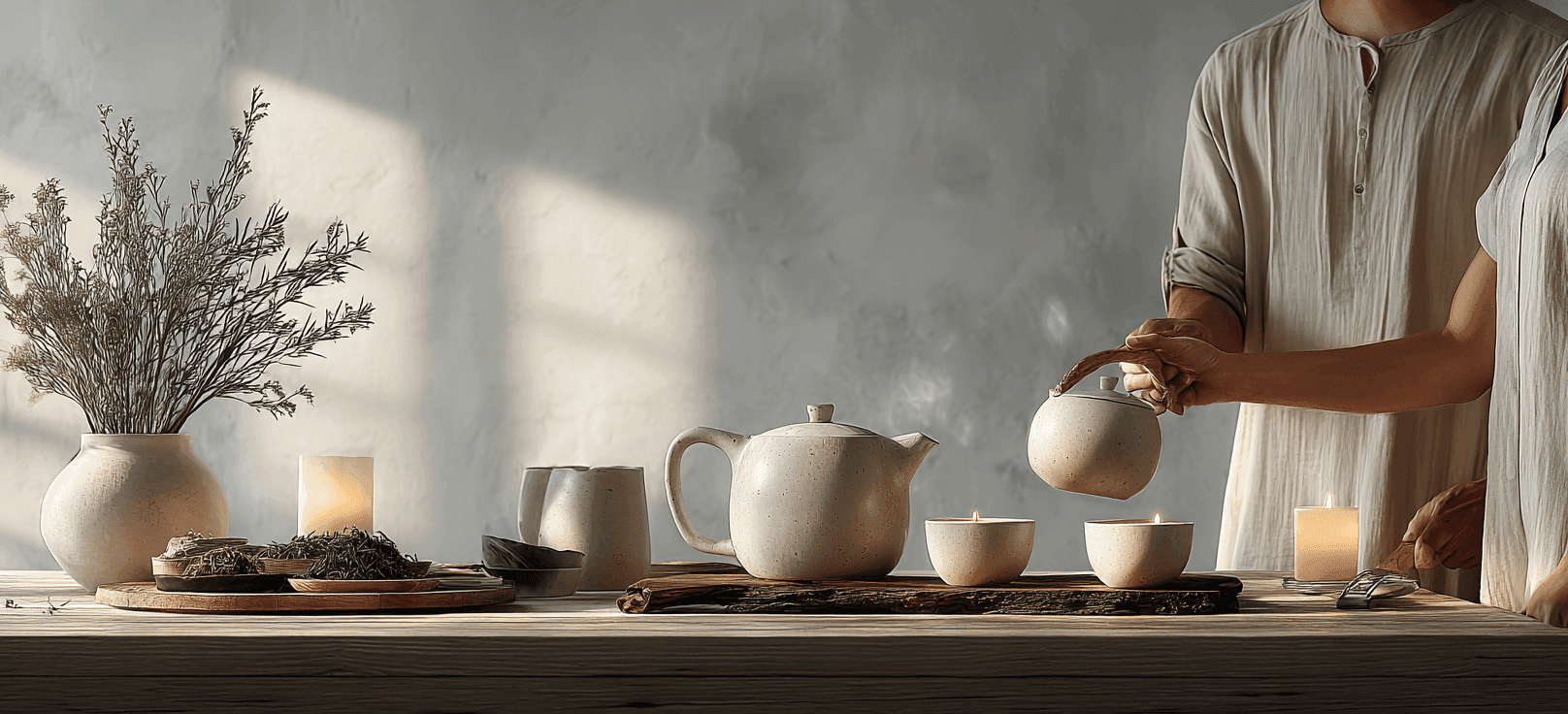 Homemade Herbal Tea Ceremony