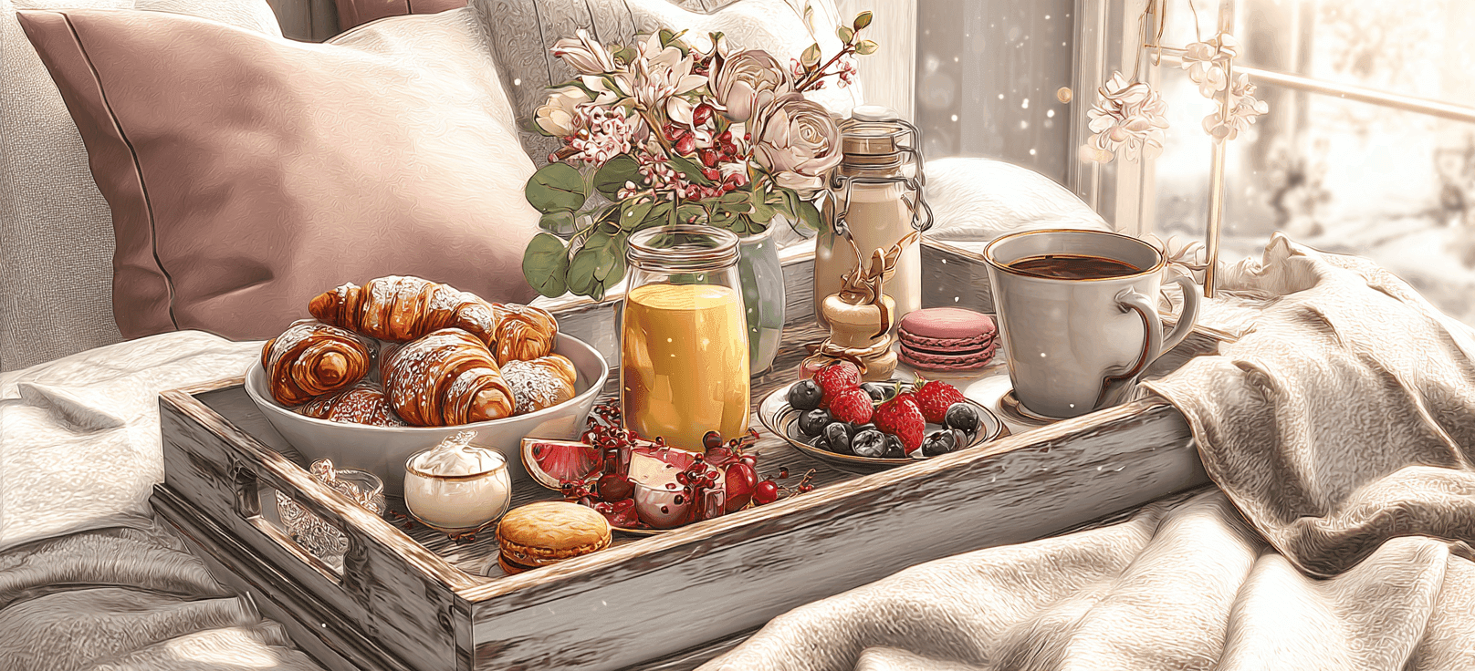 Handmade Breakfast in Bed