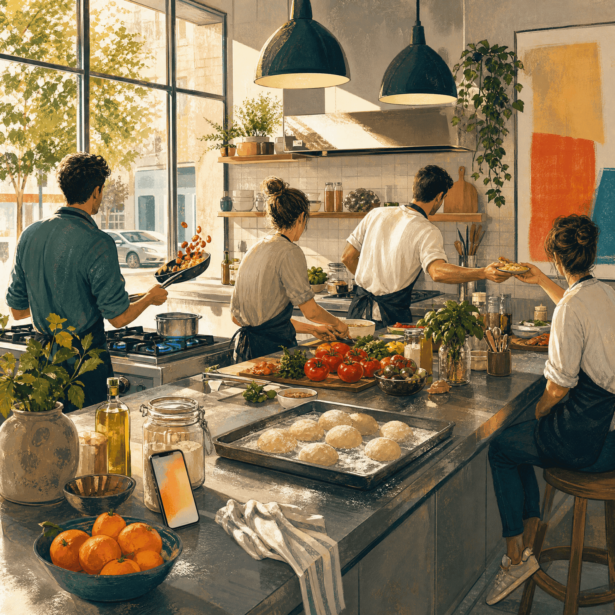 Arrange a Group Cooking Class