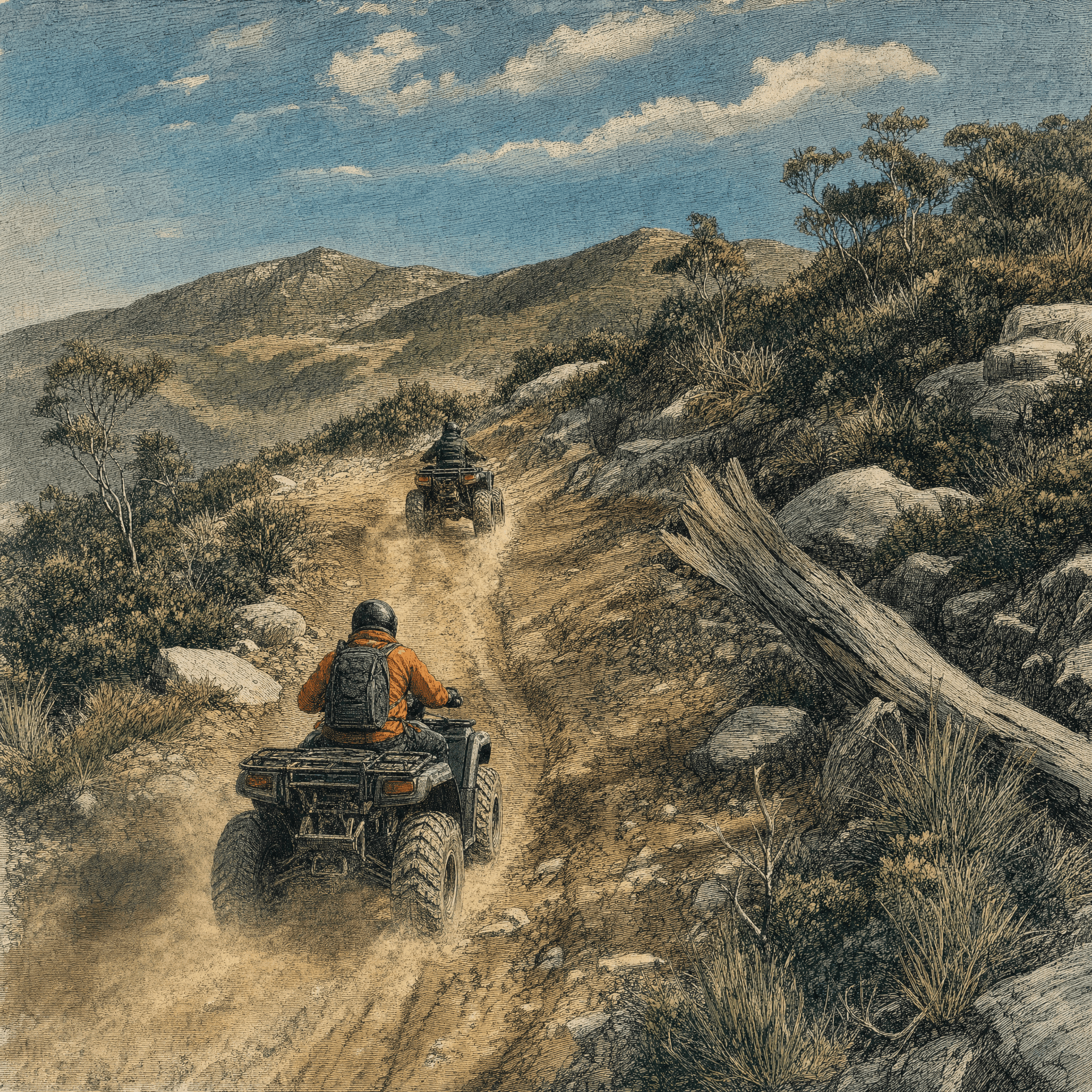 ATV Off-Road Drive
