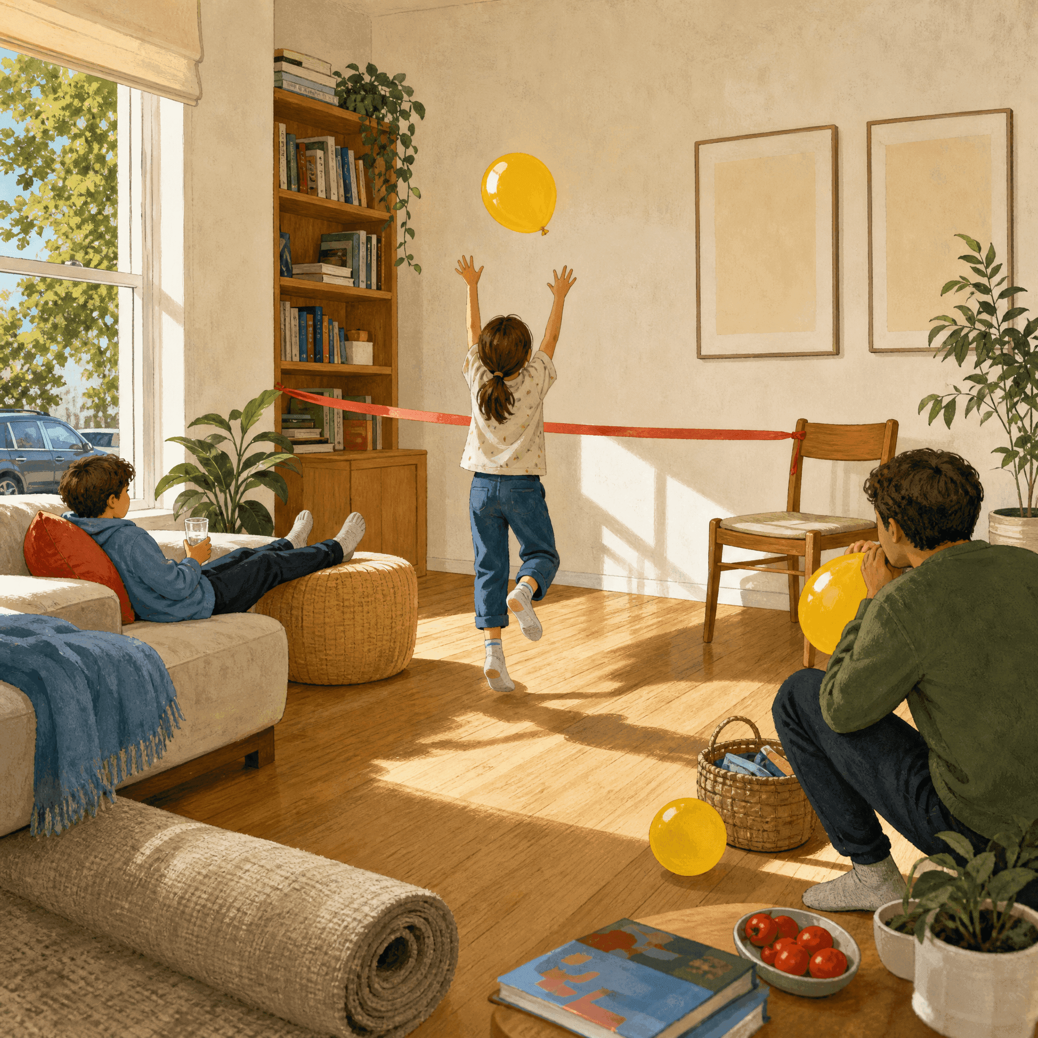 Balloon Volleyball Game