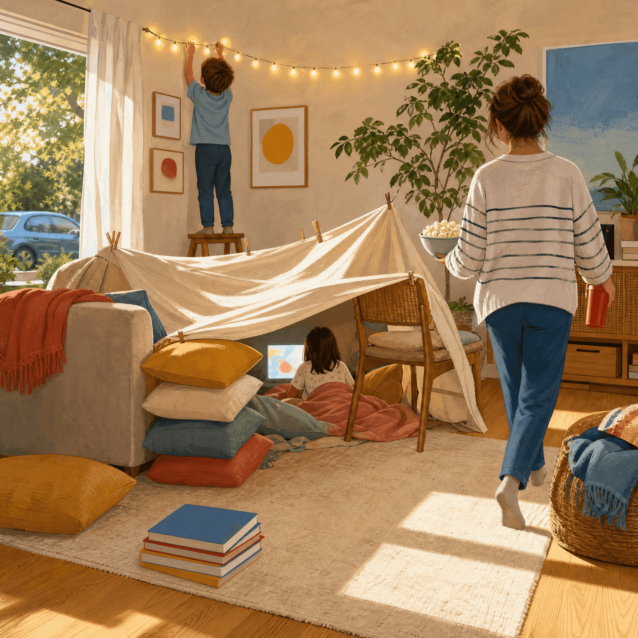 Blanket Fort Build