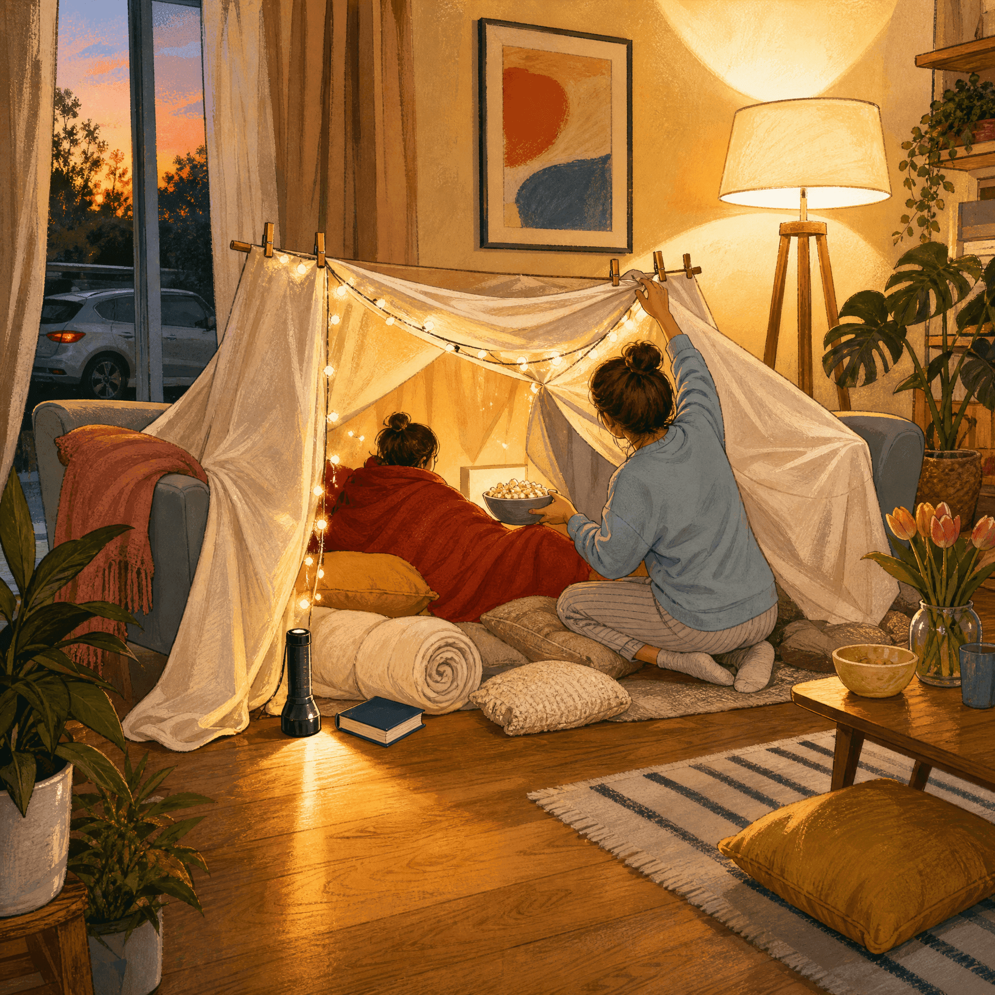 Blanket Fort Build