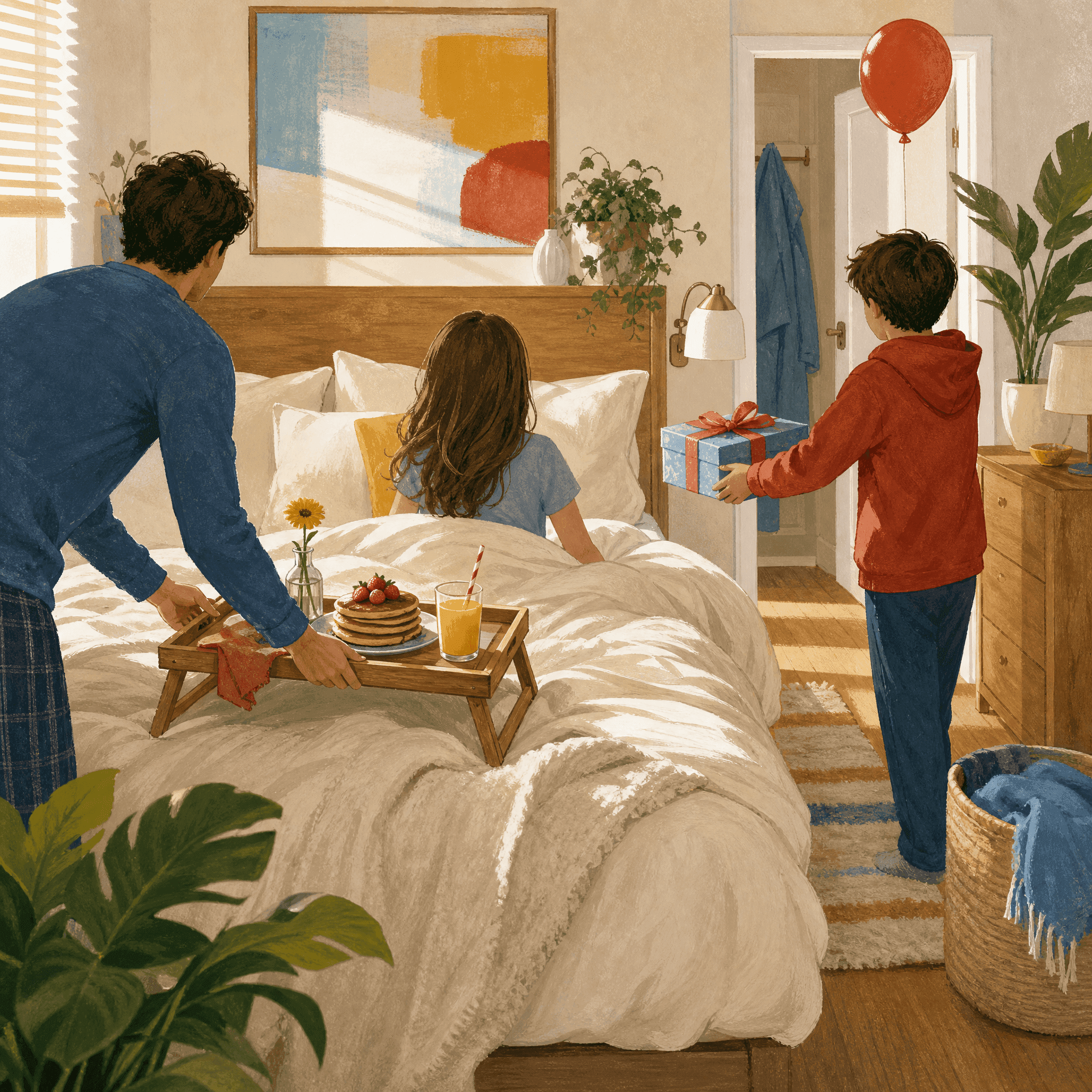 Breakfast in Bed Surprise