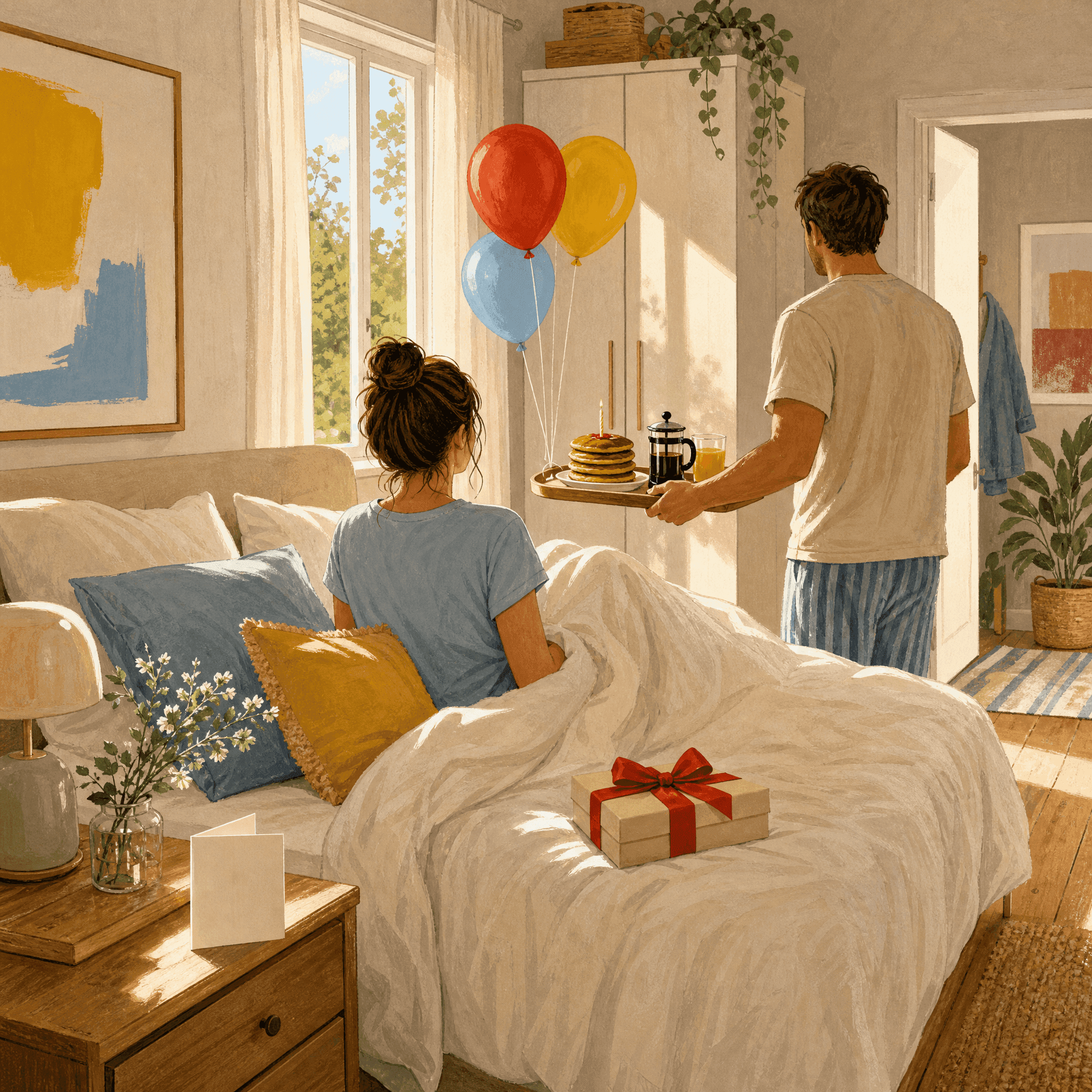 Breakfast in Bed Surprise