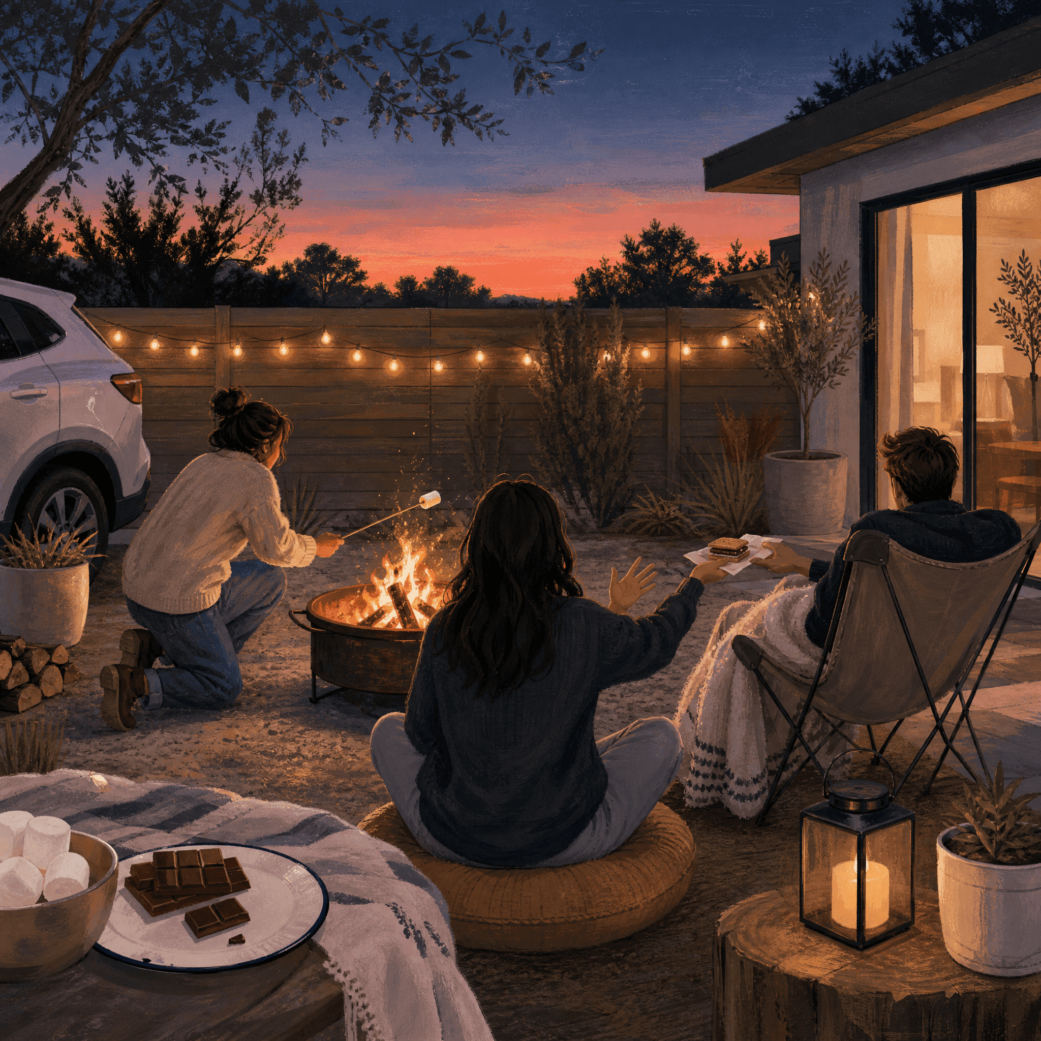 Campfire Stories & S'mores