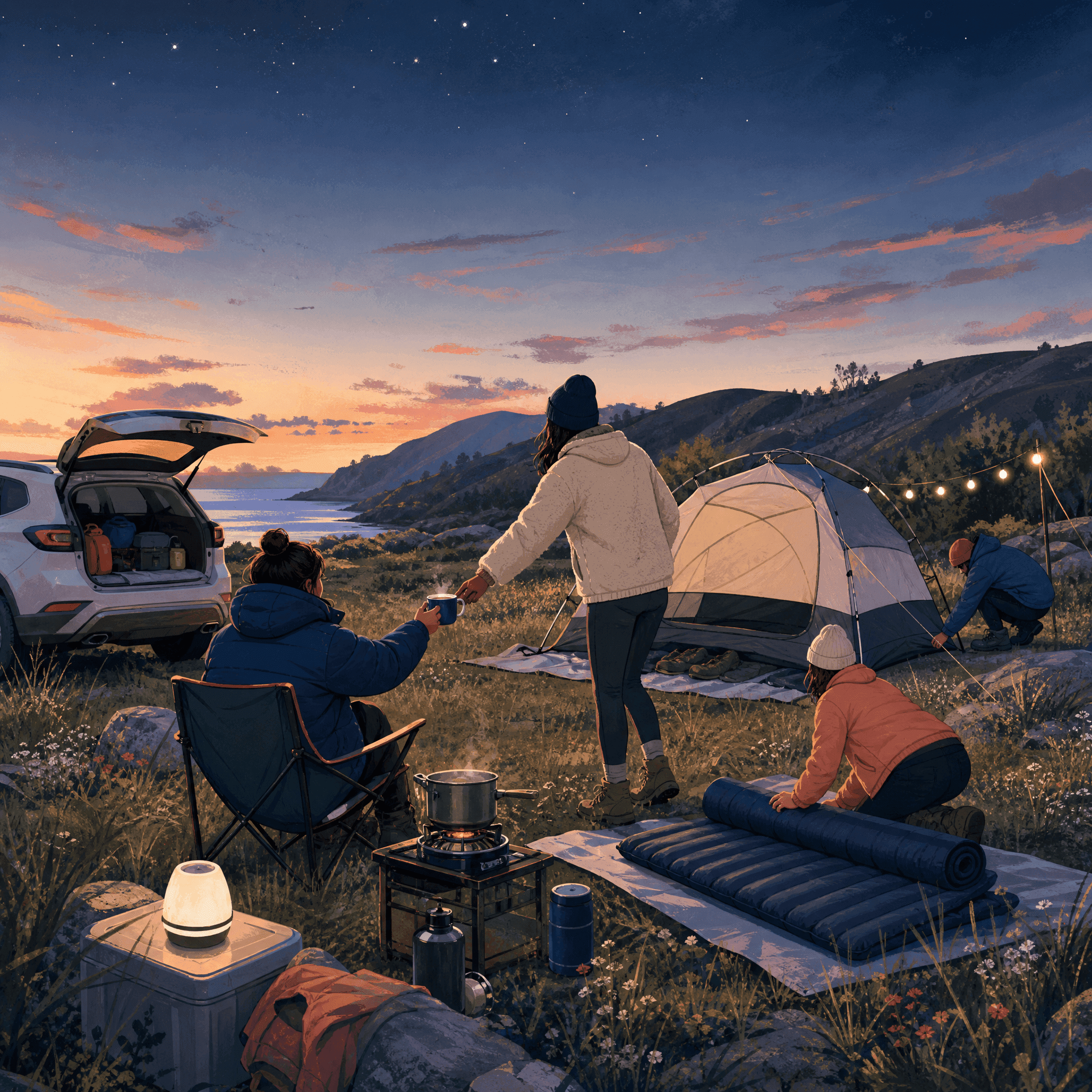 Camping Under the Stars