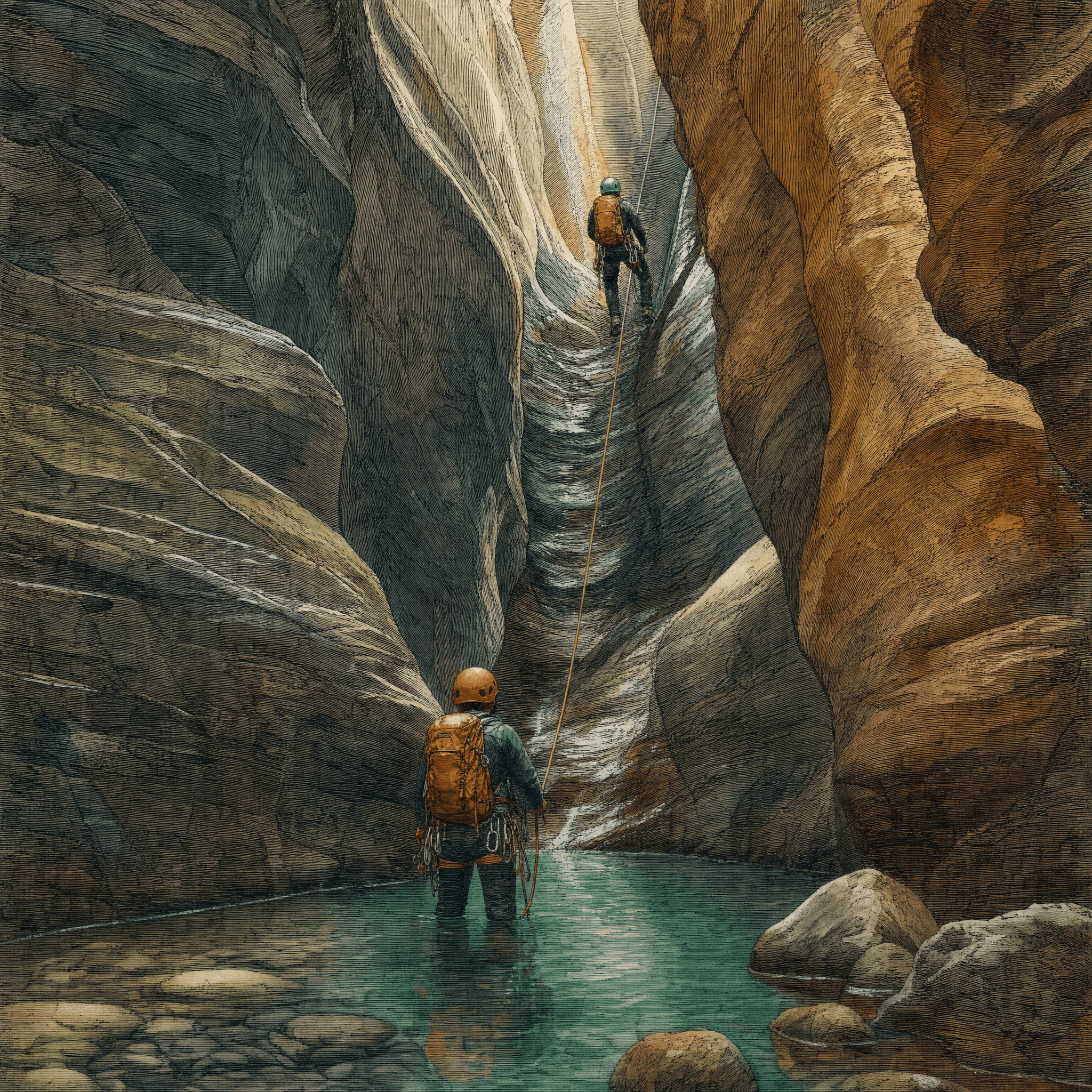 Canyoneering Descent