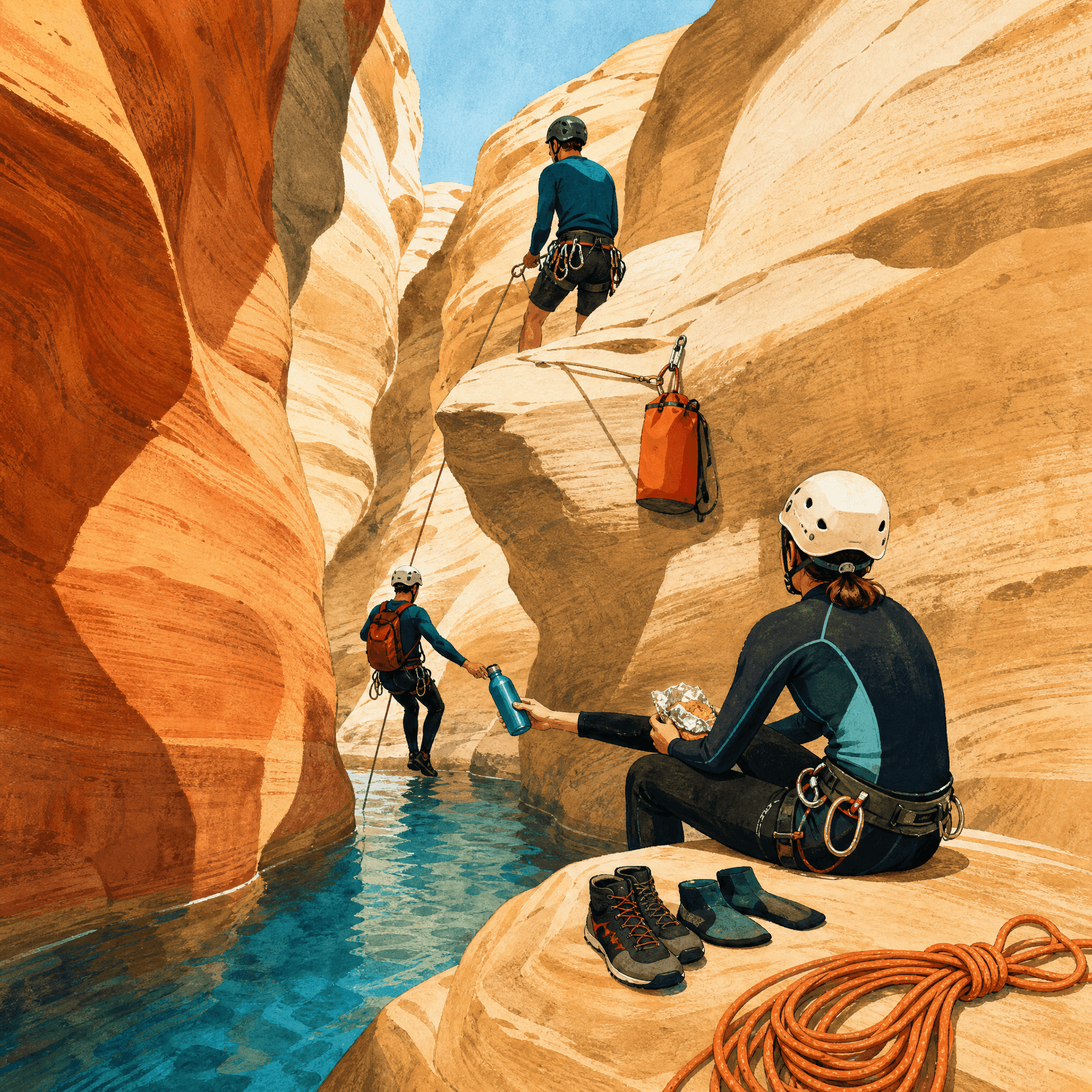 Canyoneering Descent