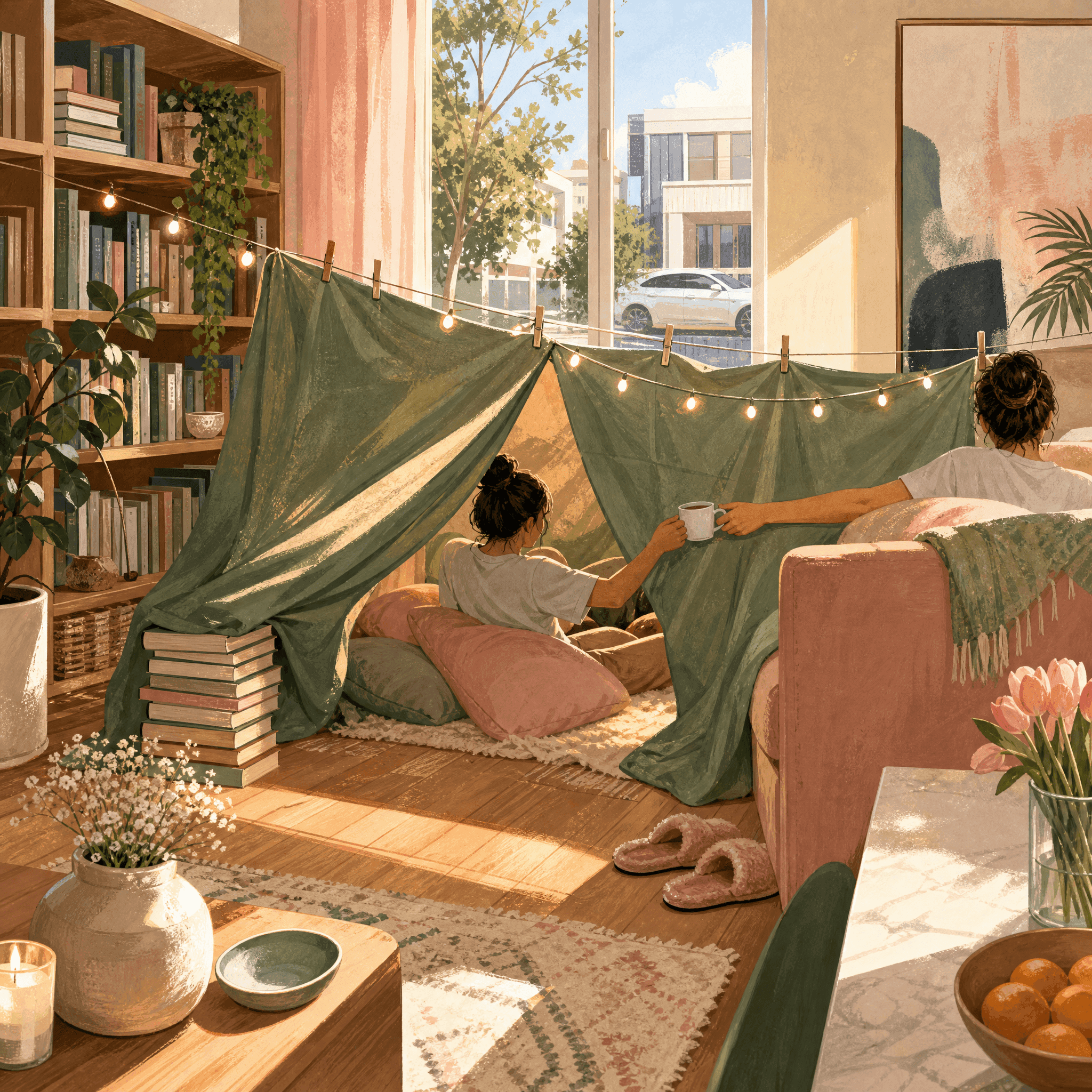 Childhood Fort Build