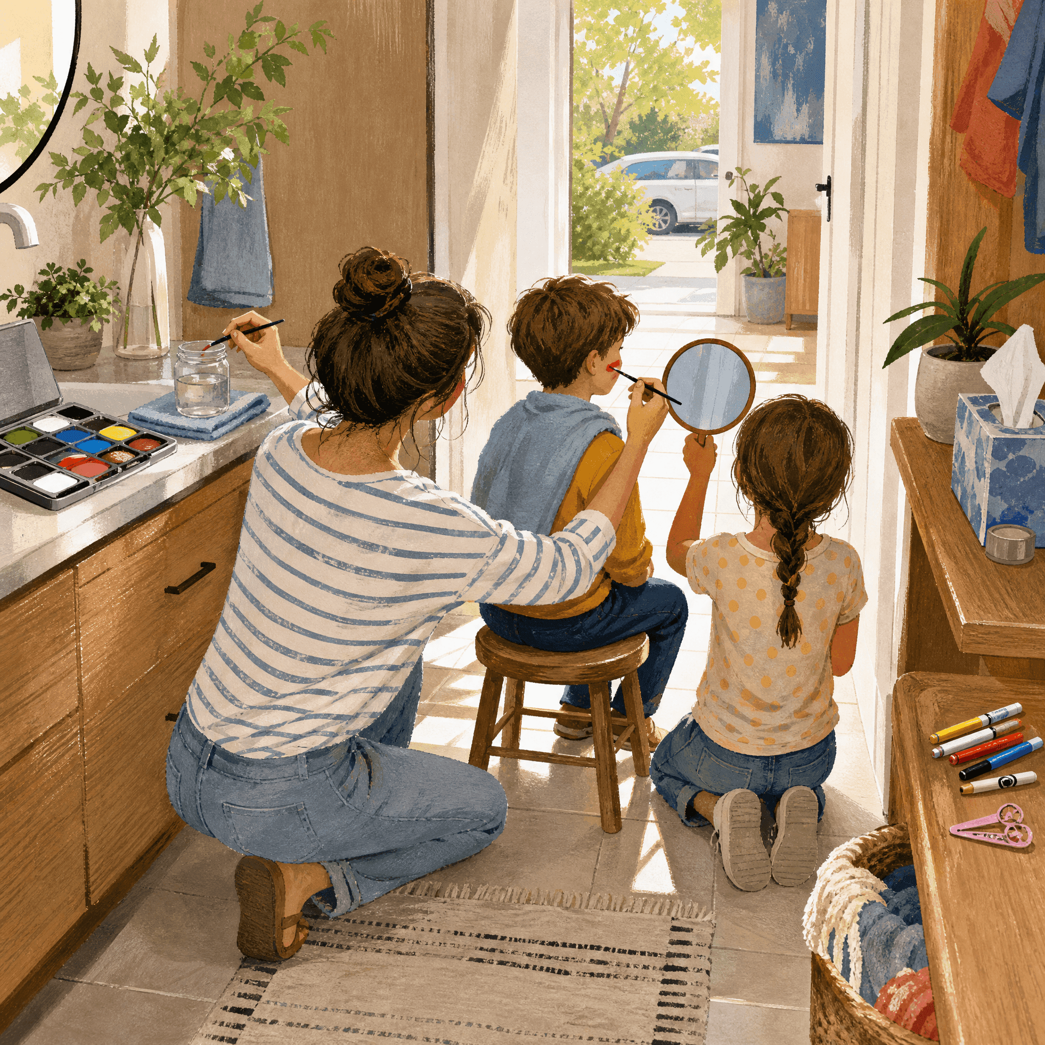 DIY Face Paint Party