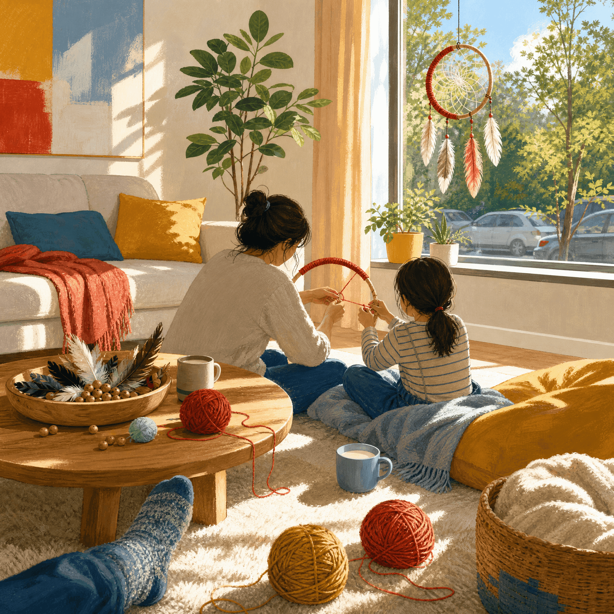 Dream Catcher Weaving