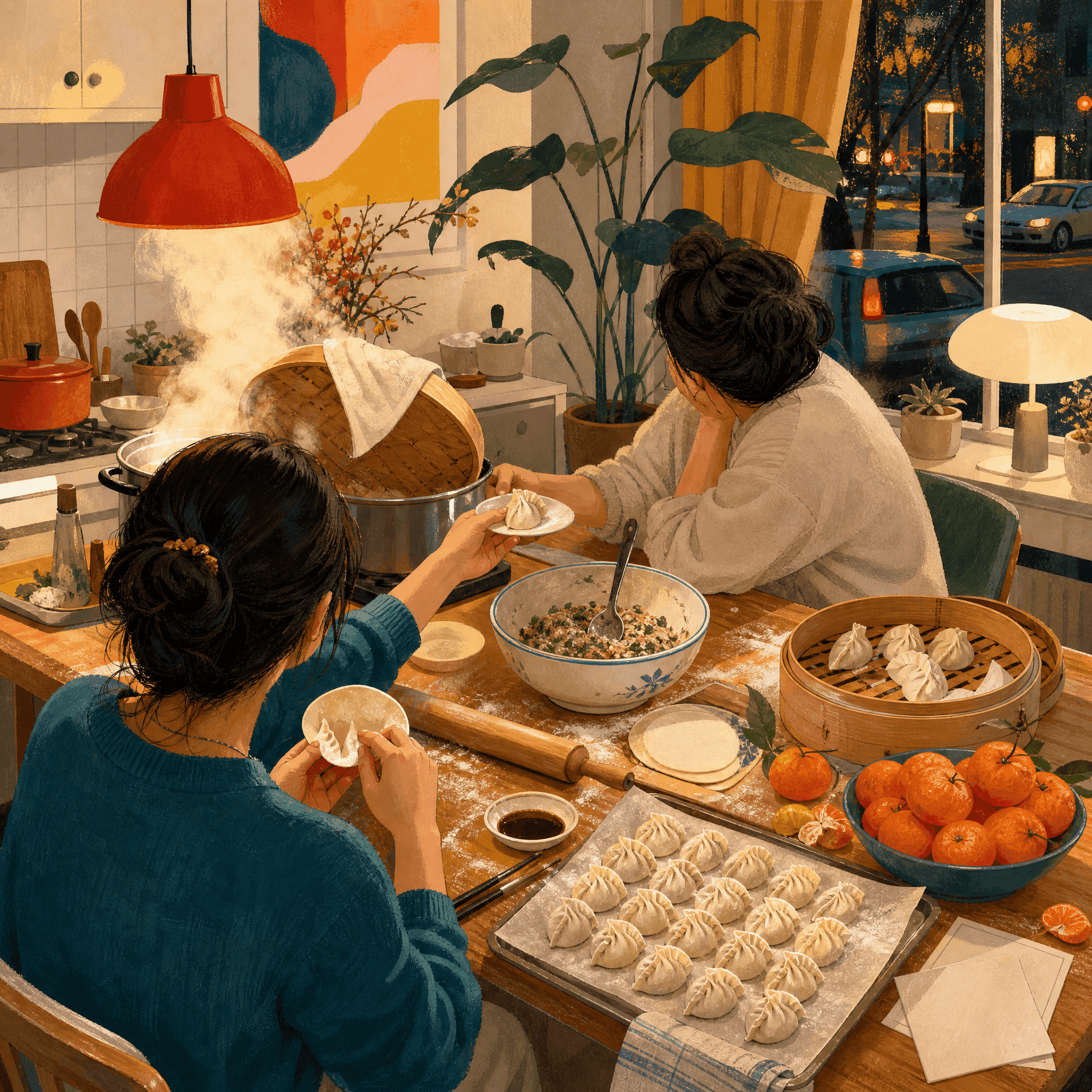 Dumpling Folding Party
