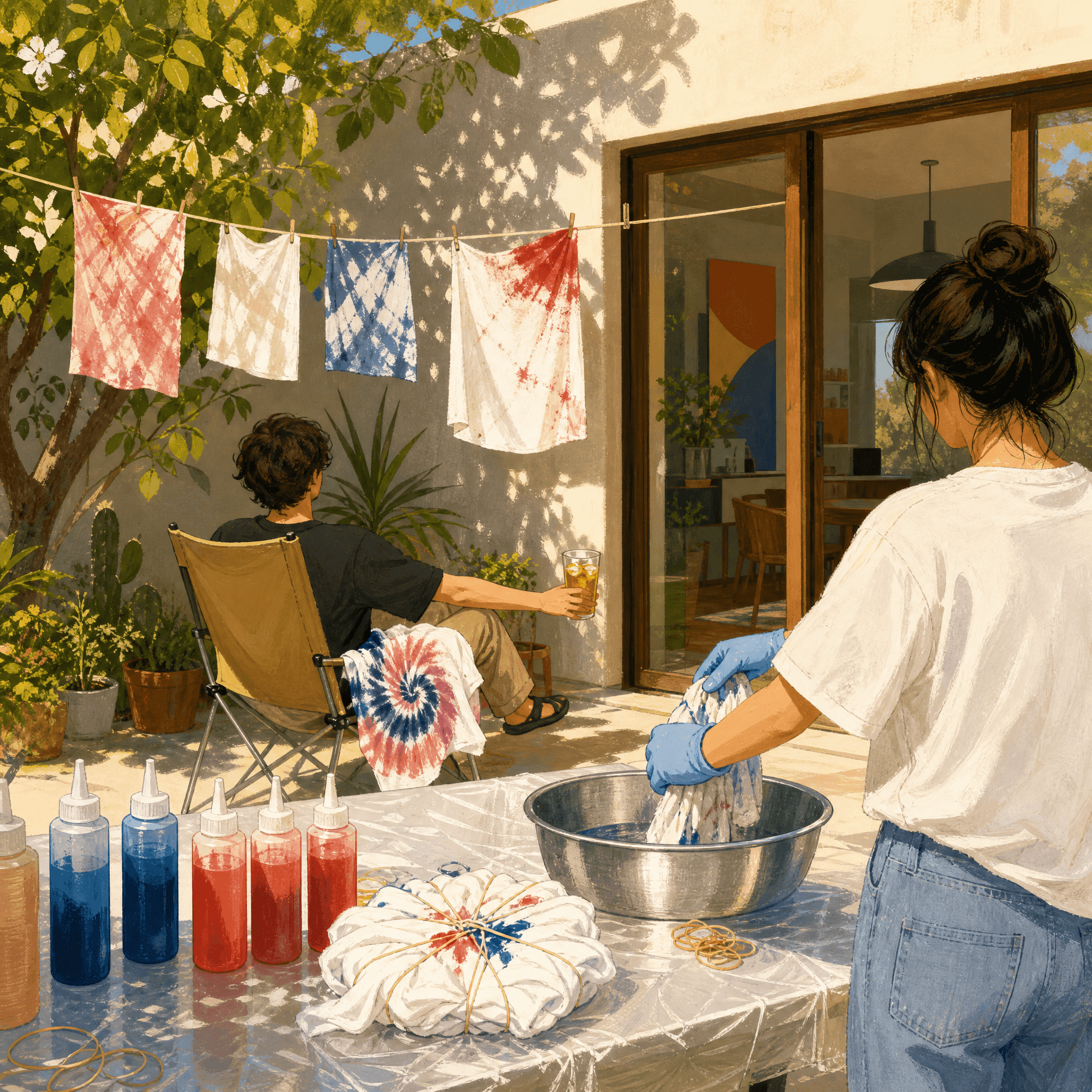 Fabric Dyeing Design