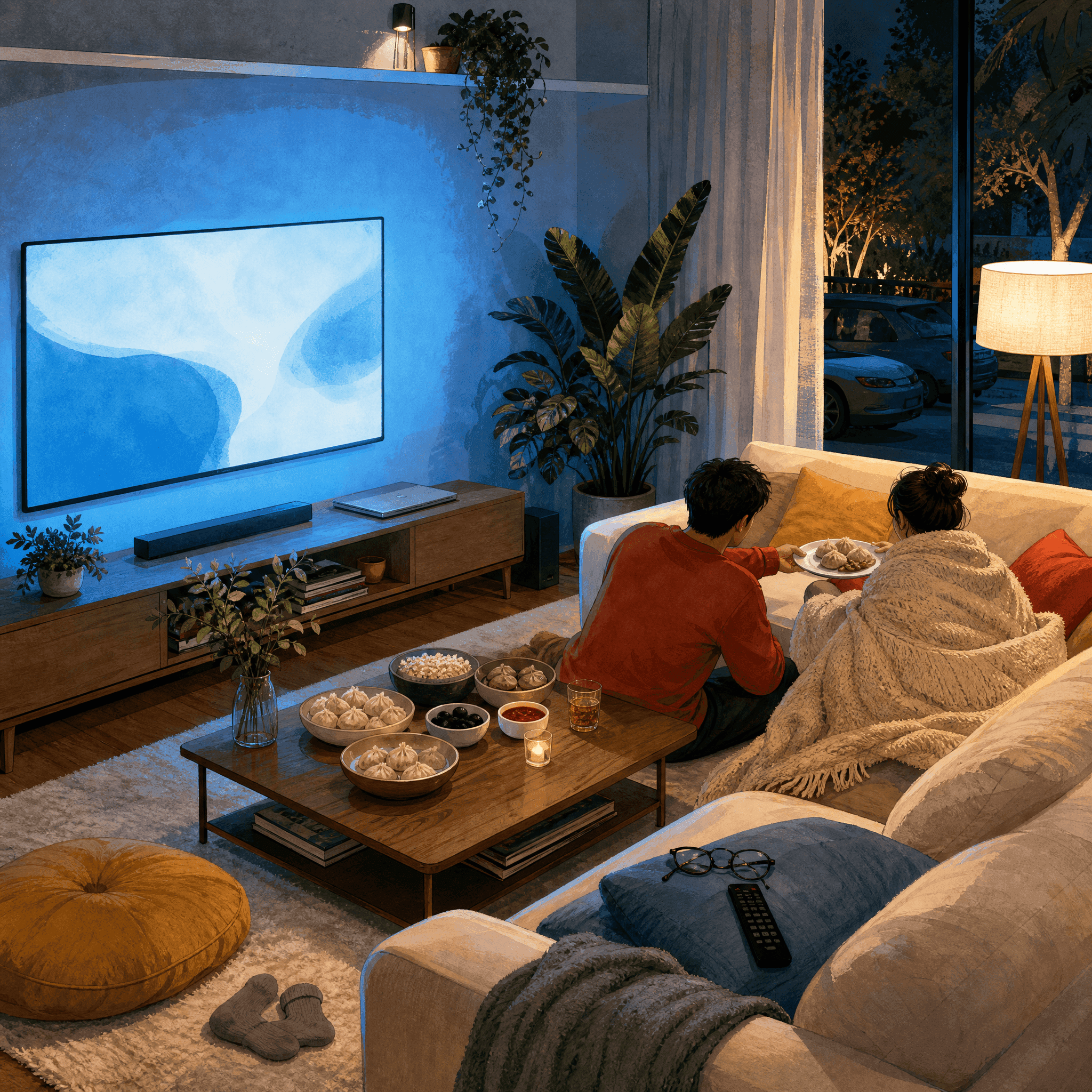 Foreign Film Night at Home