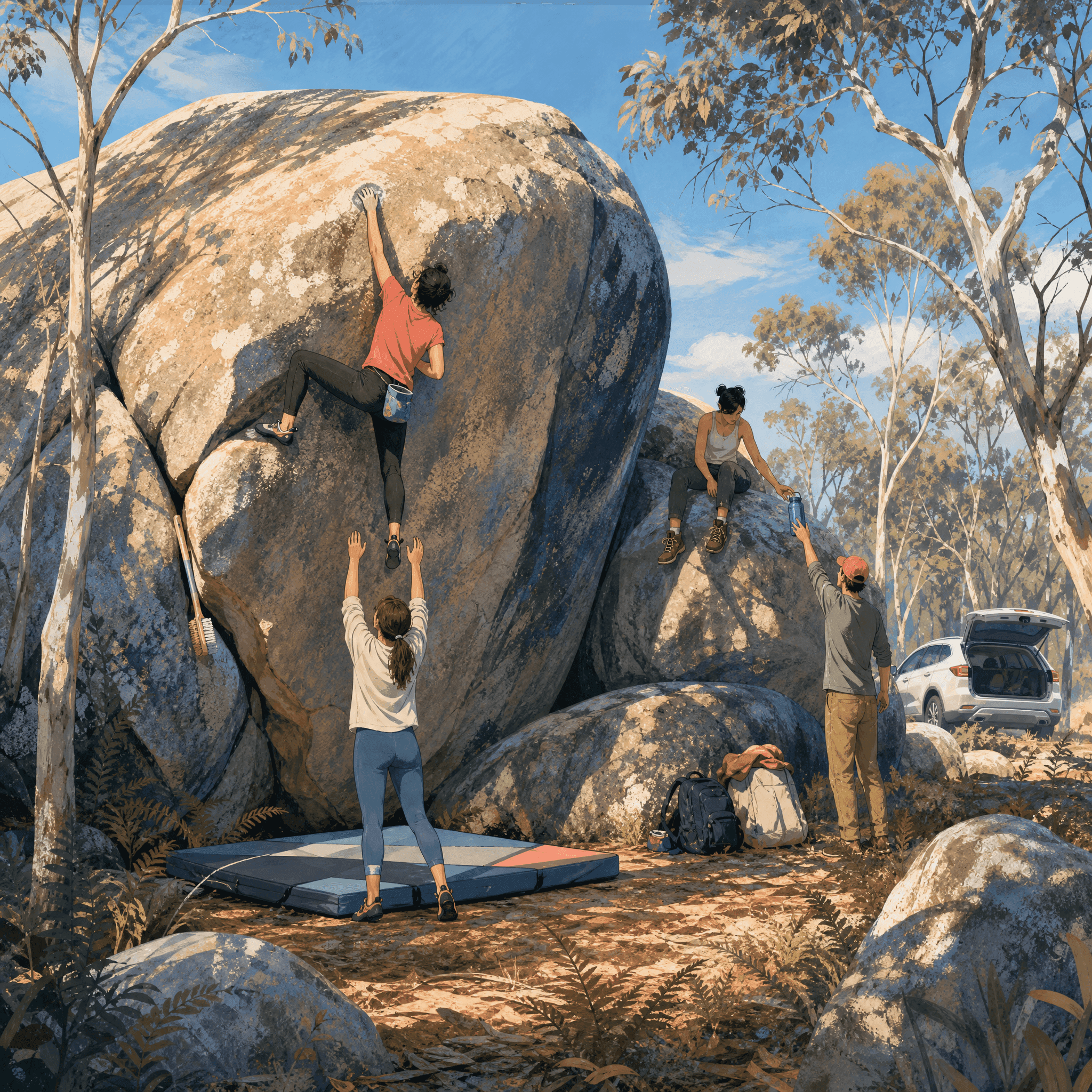 Go Bouldering in Nature
