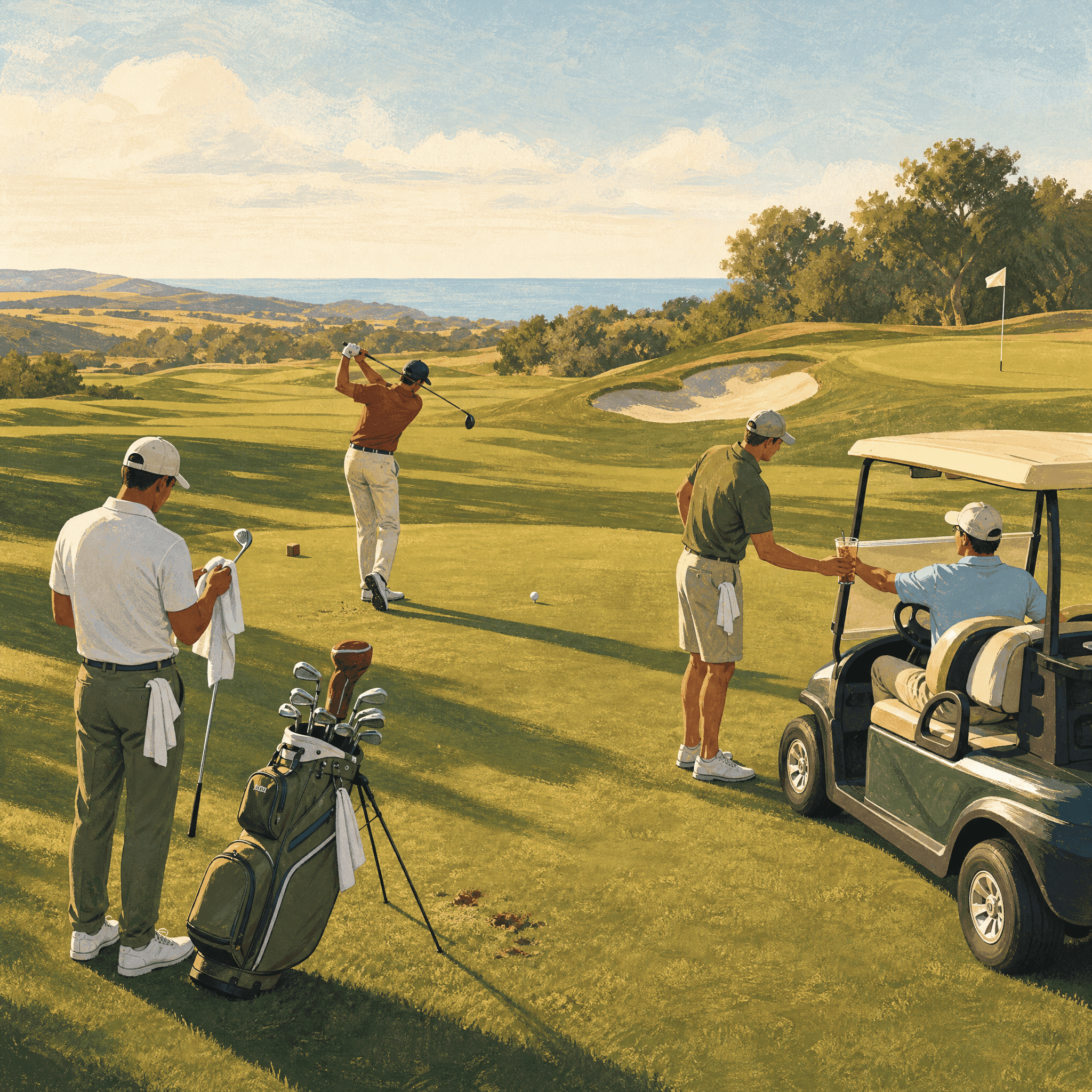Golf Day at Exclusive Club