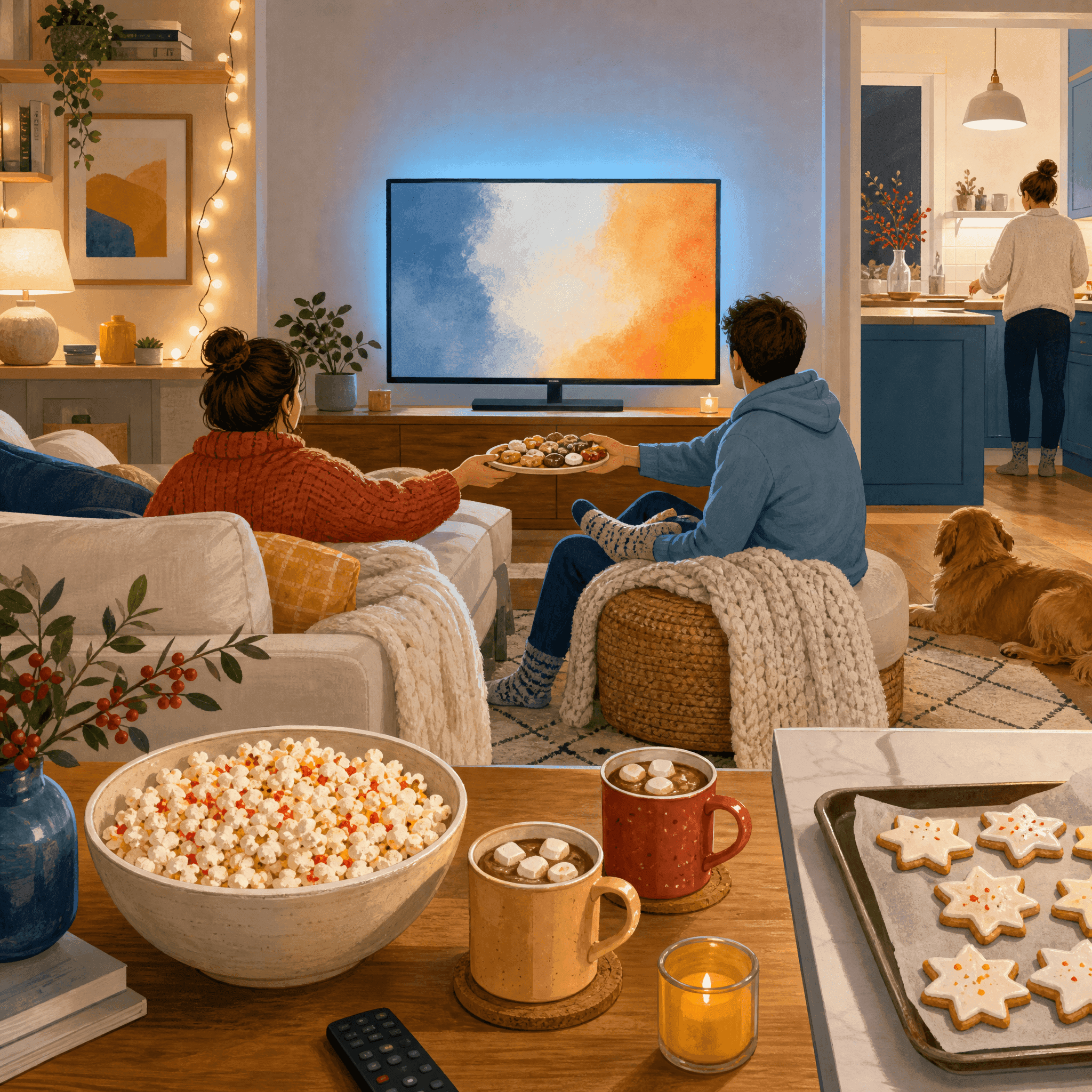 Gourmet Holiday Movie Night