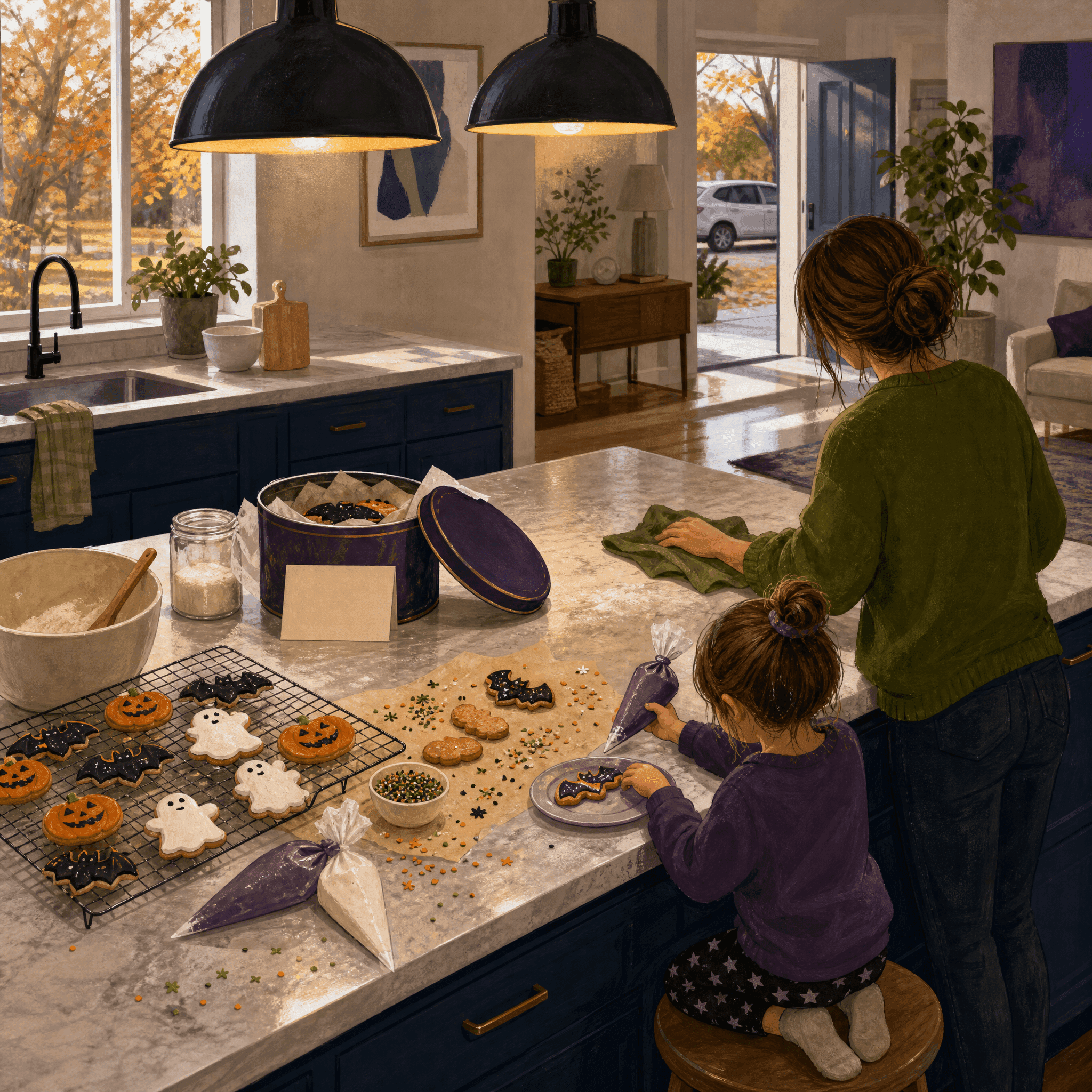 Halloween Cookie Decorating