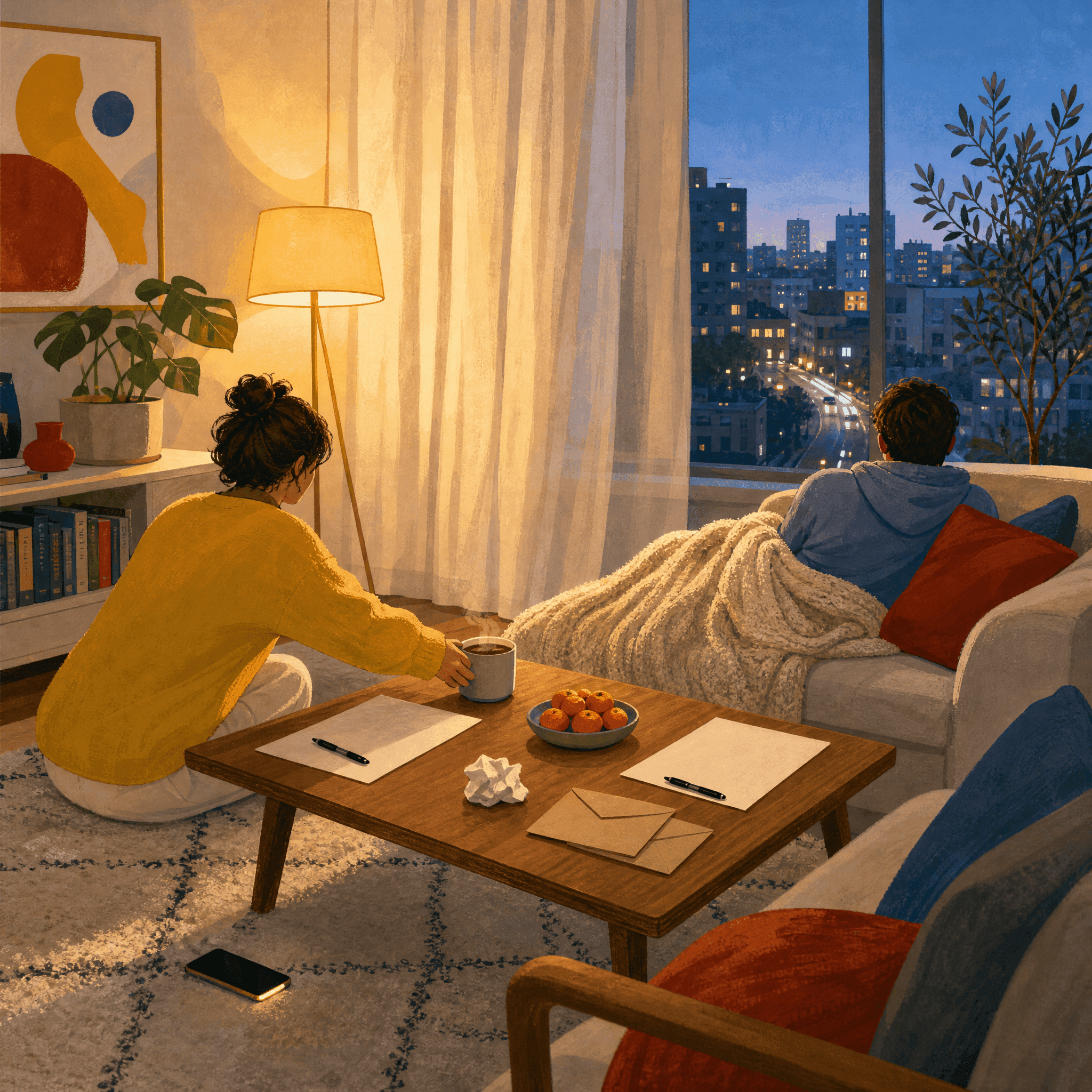 Handwritten Love Letter Evening