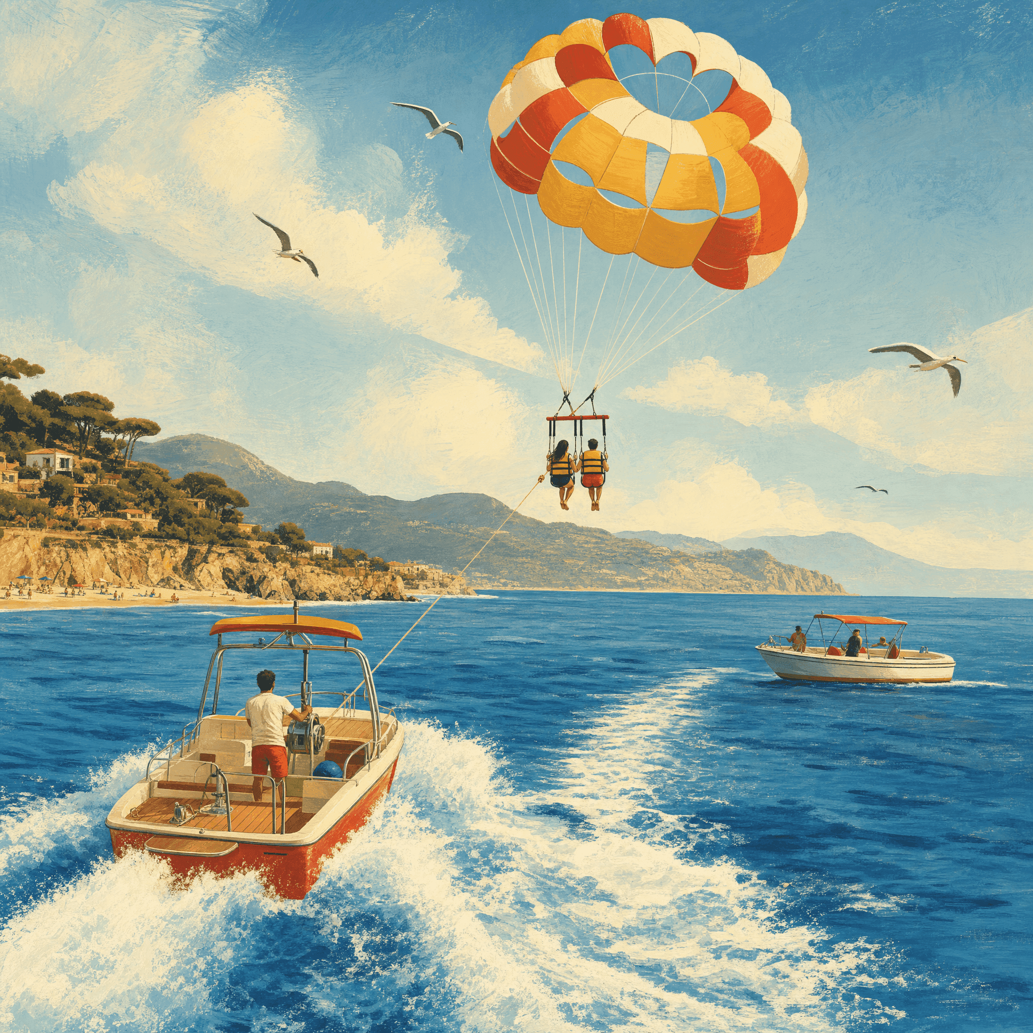 Parasailing Ocean