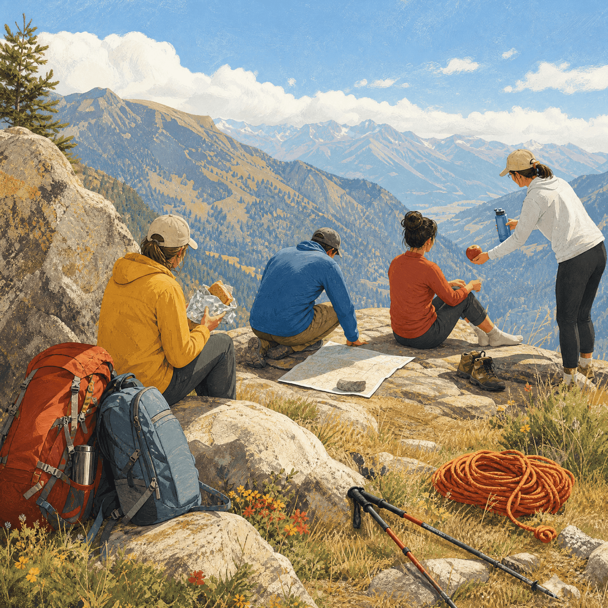 Hiking Mountain Trails