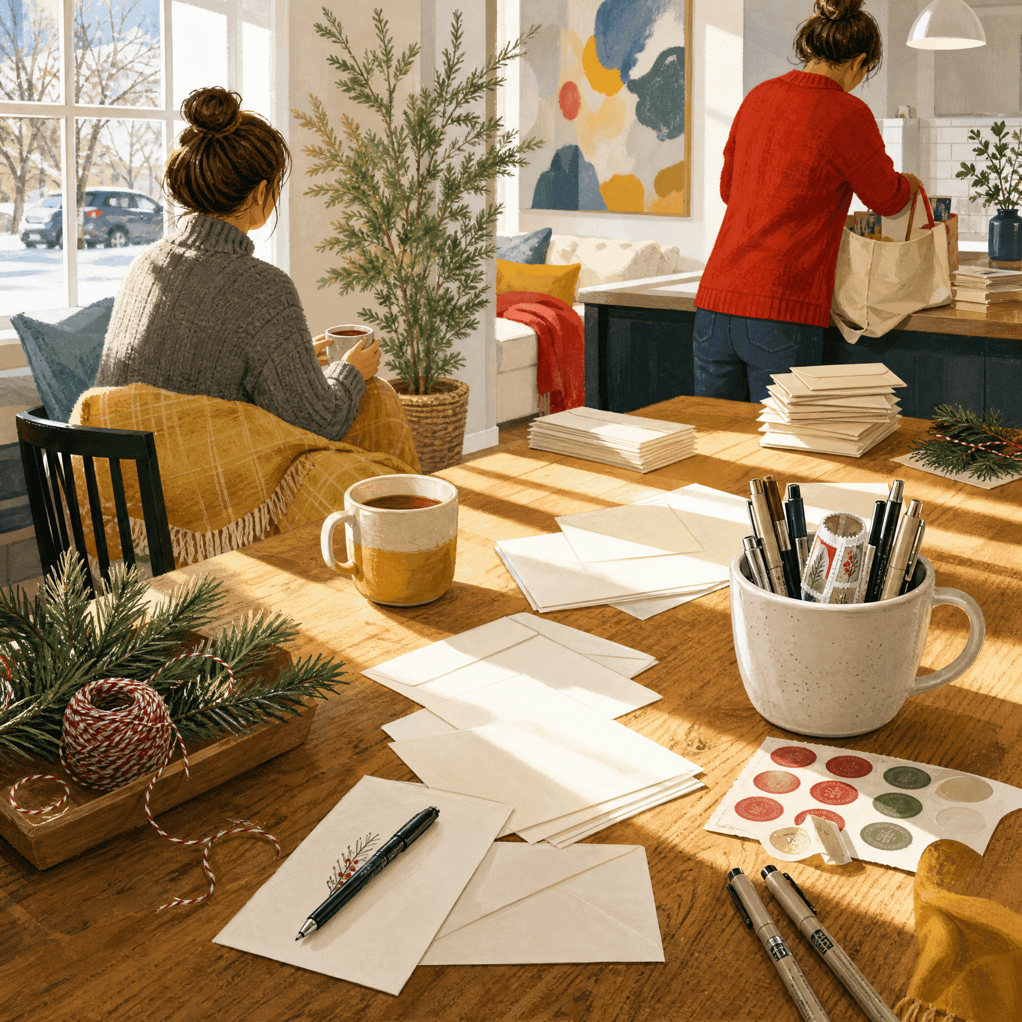 Holiday Card Writing