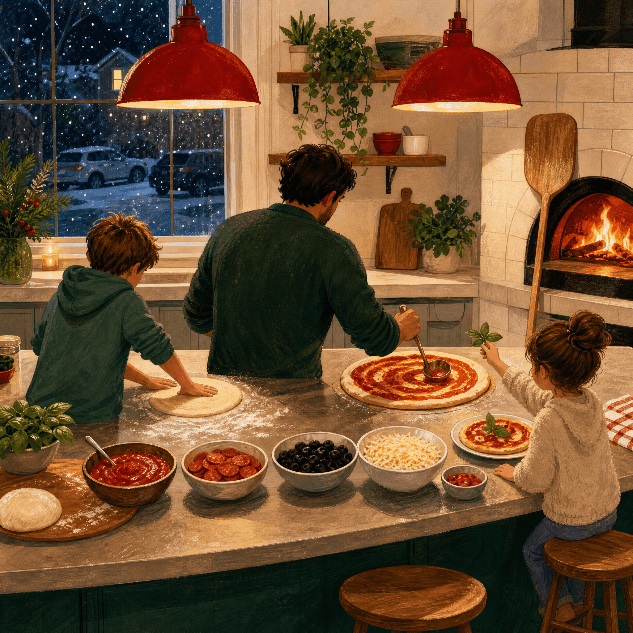 Holiday Pizza Night