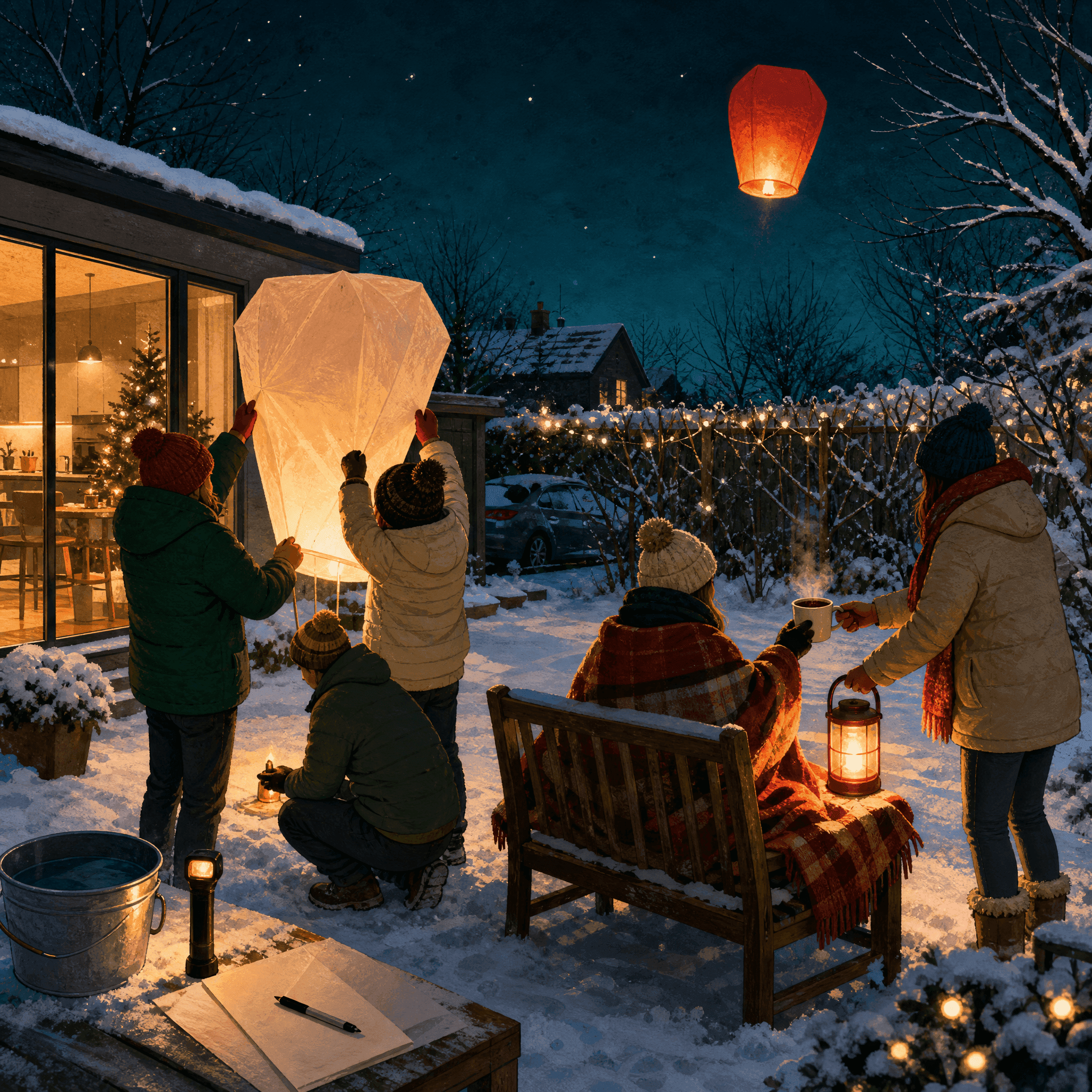 Holiday Wish Lanterns