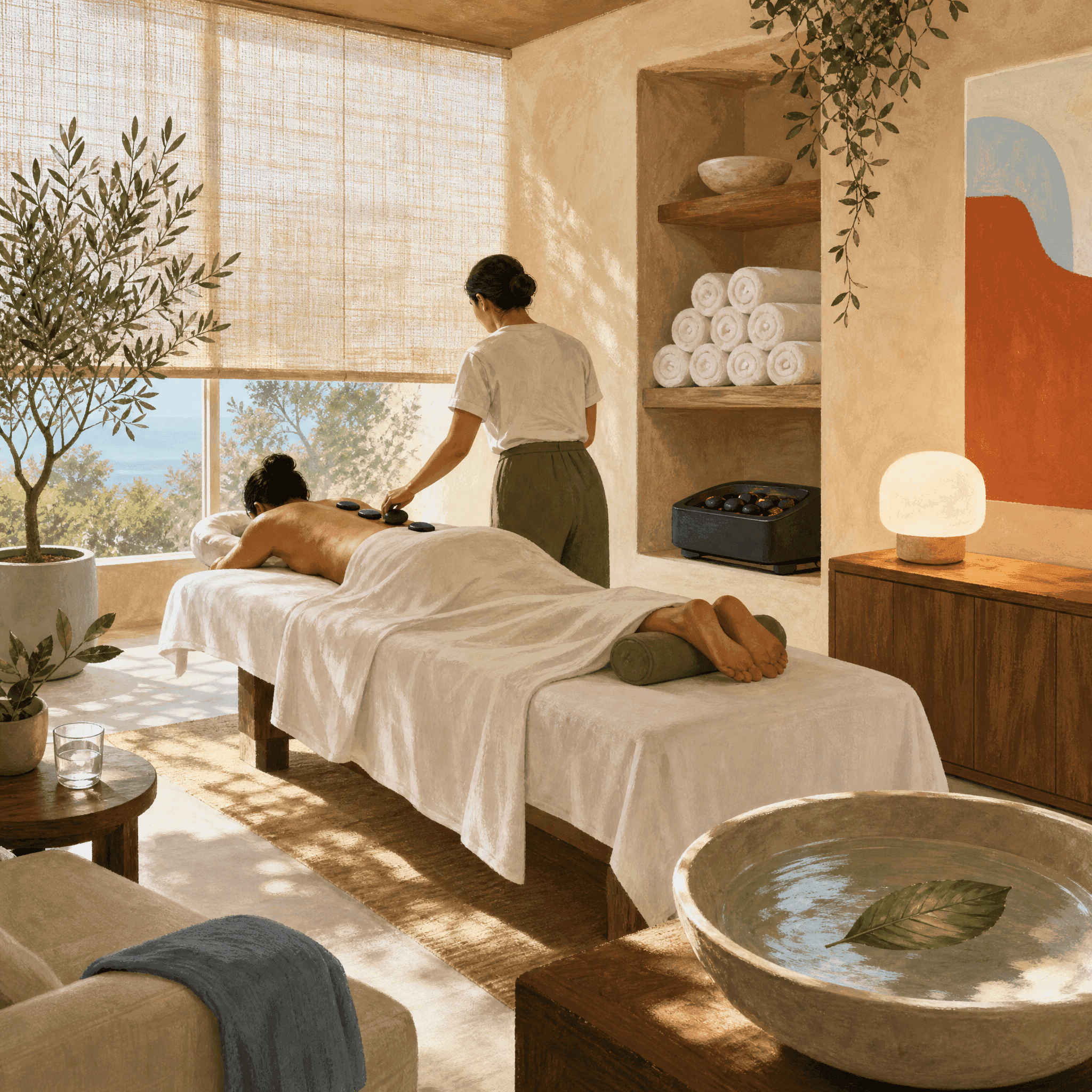 Hot Stone Massage Therapy