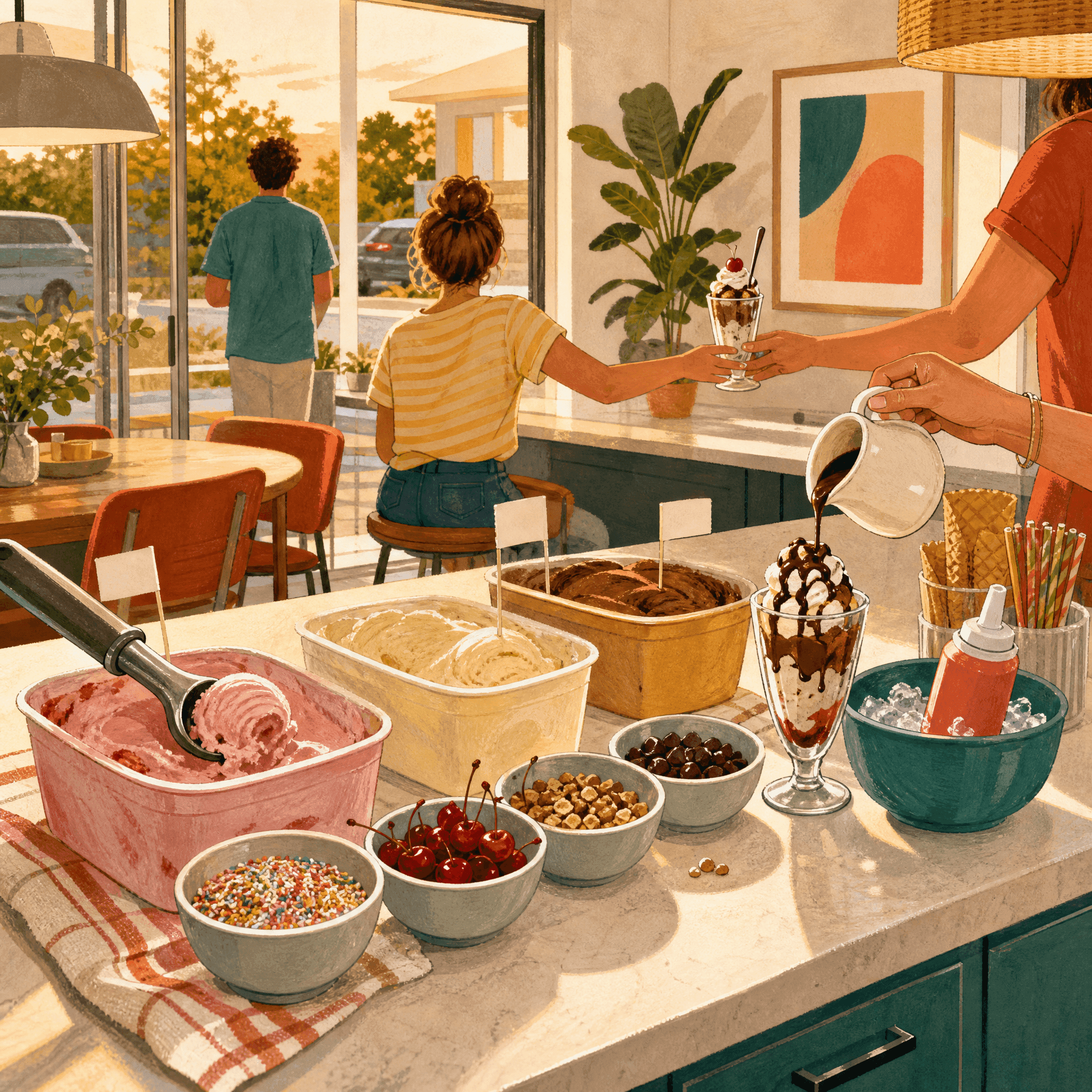 Ice Cream Sundae Bar