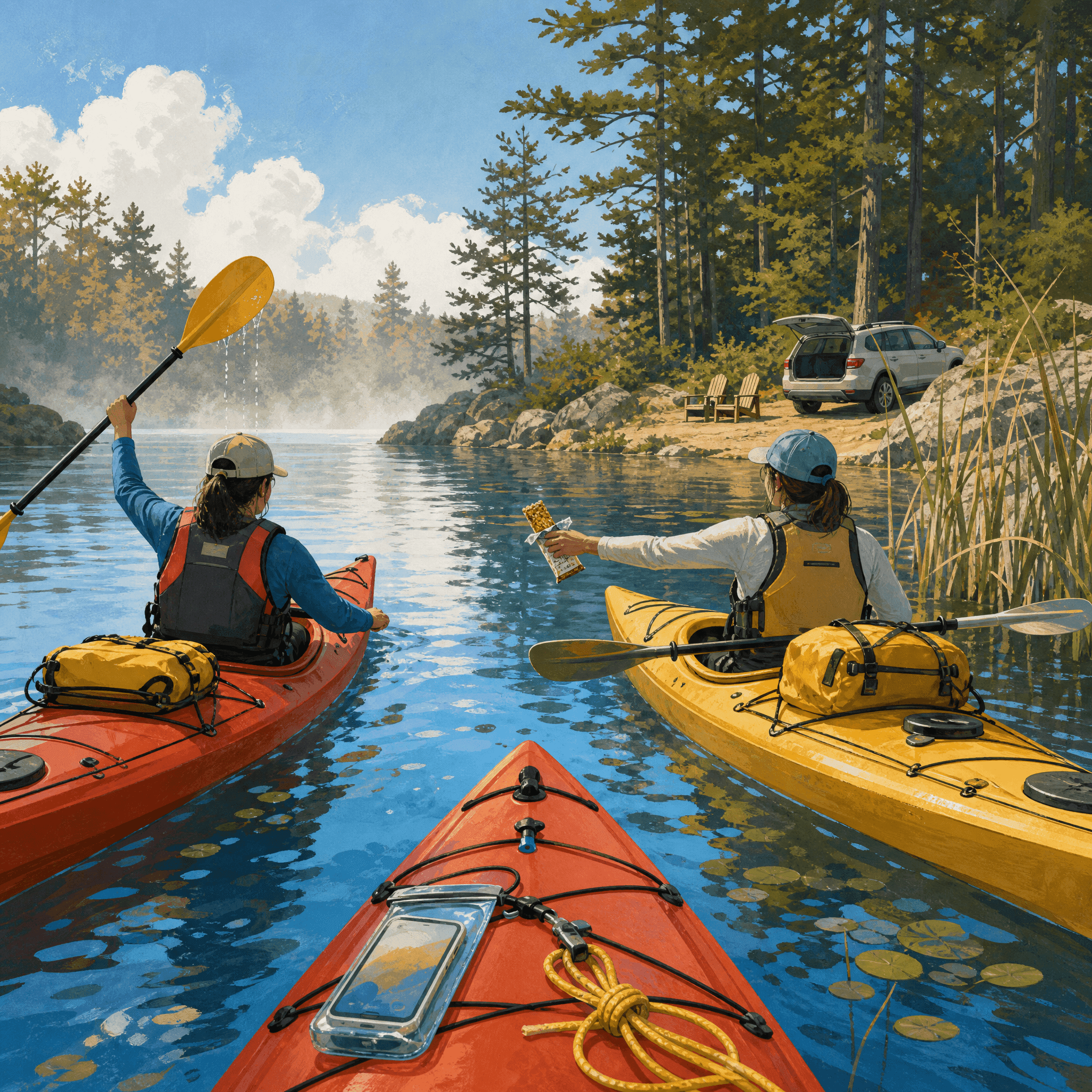 Kayak Lake Paddle
